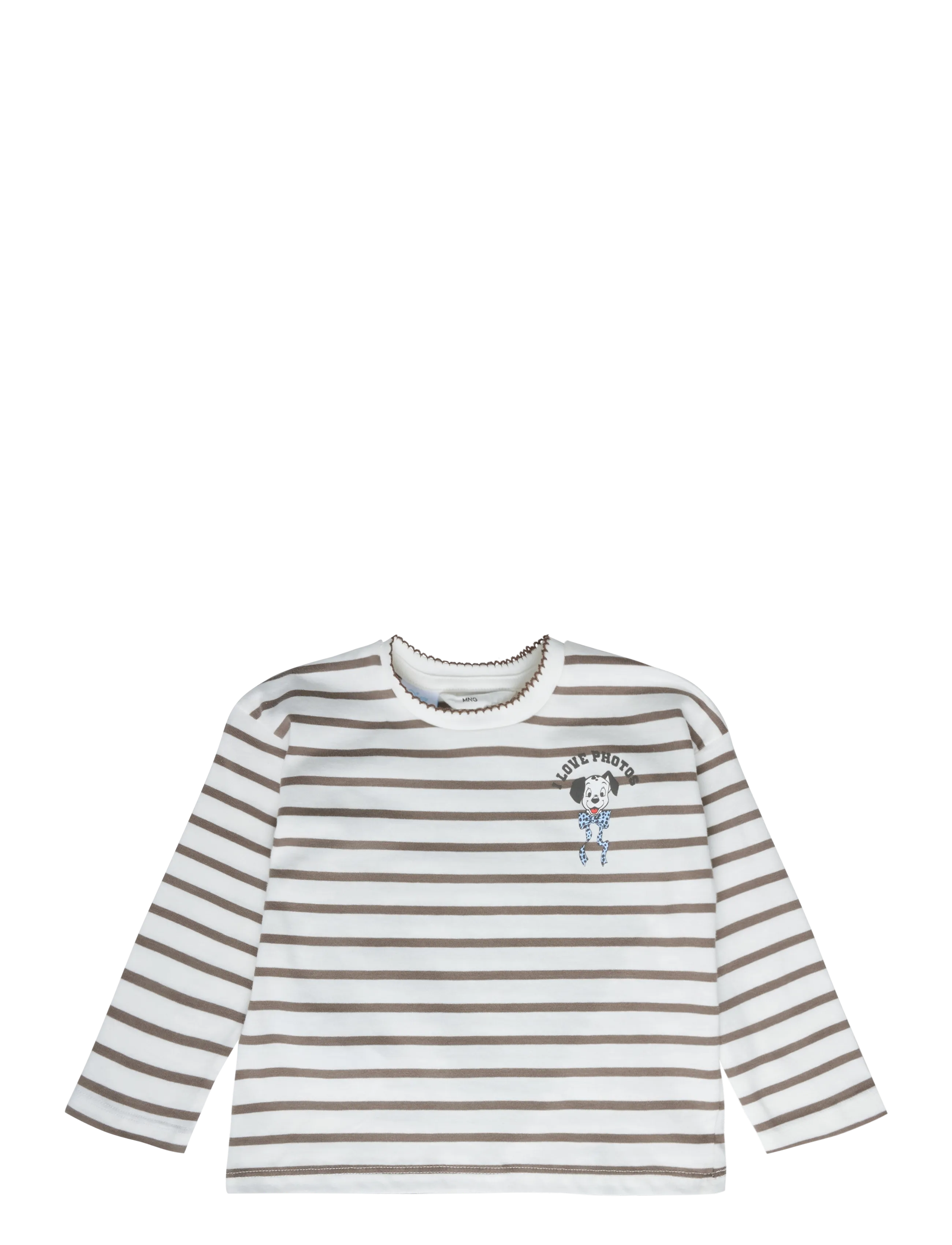 Mango 101 Dalmatians T-shirt - Langærmede T-shirts - BROWN / brown