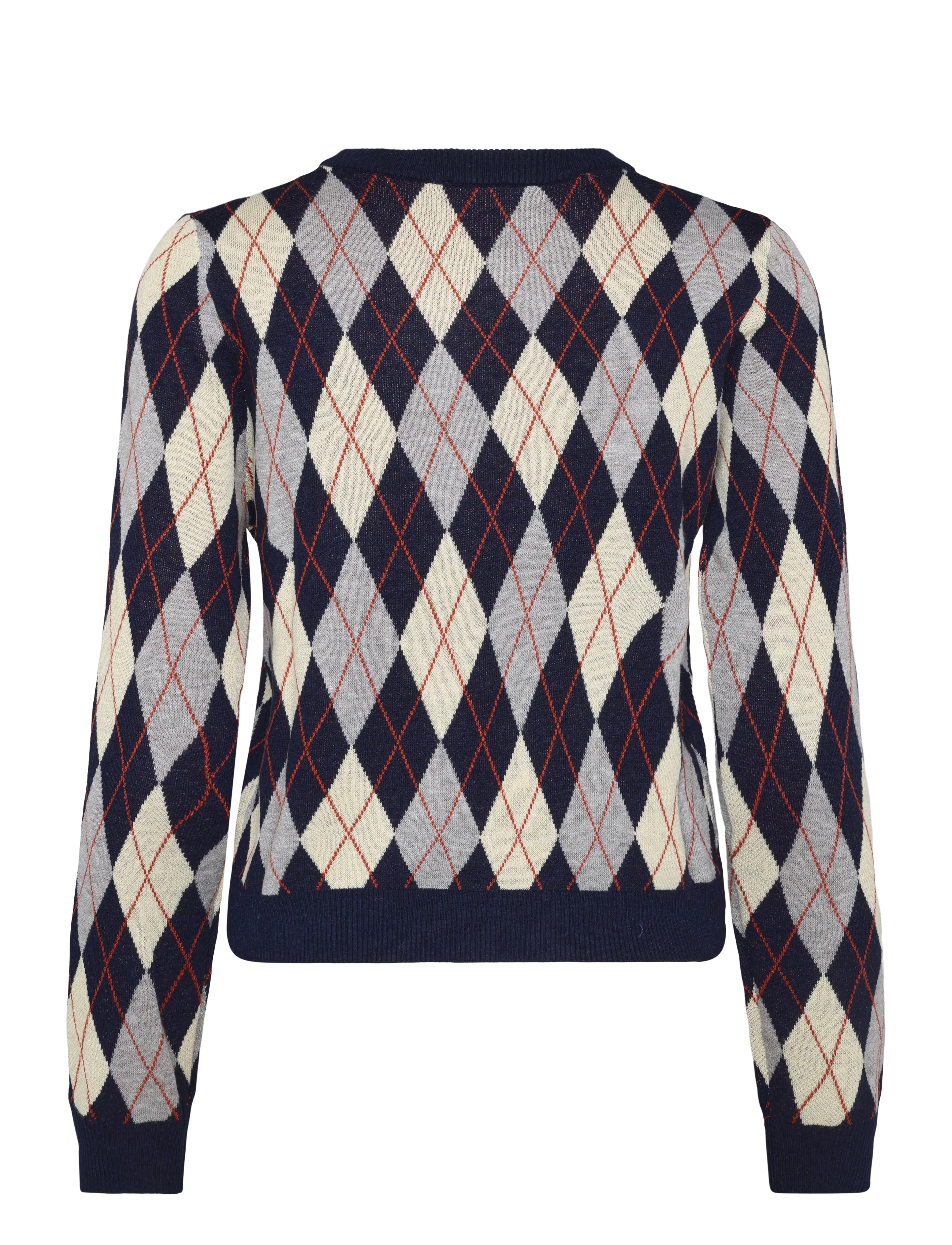Mango - Fine-knit crew-neck sweater - stickade tröjor - navy - 2