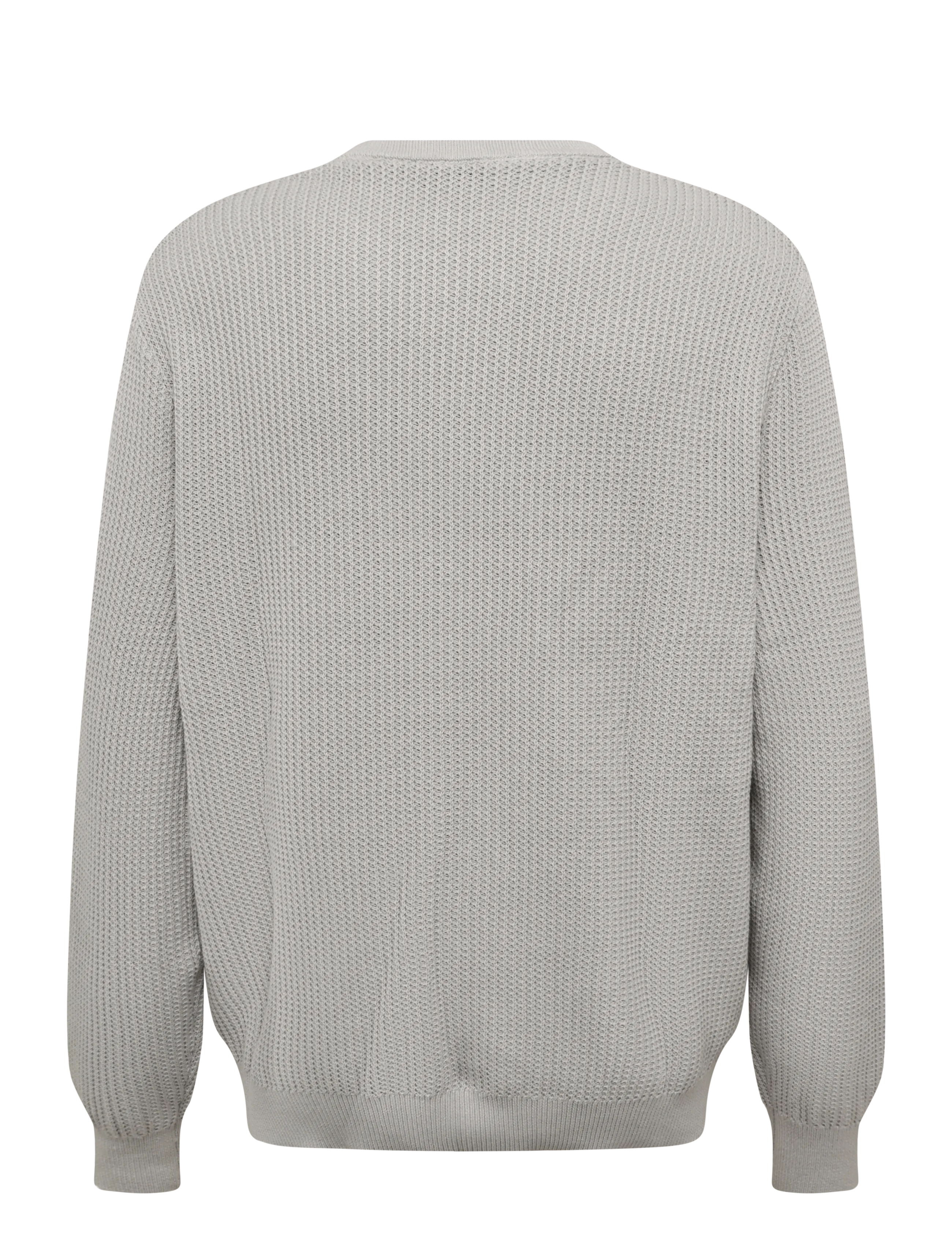 Mango - 100% cotton mid-weight knit jumper - rund hals - natural white - 1