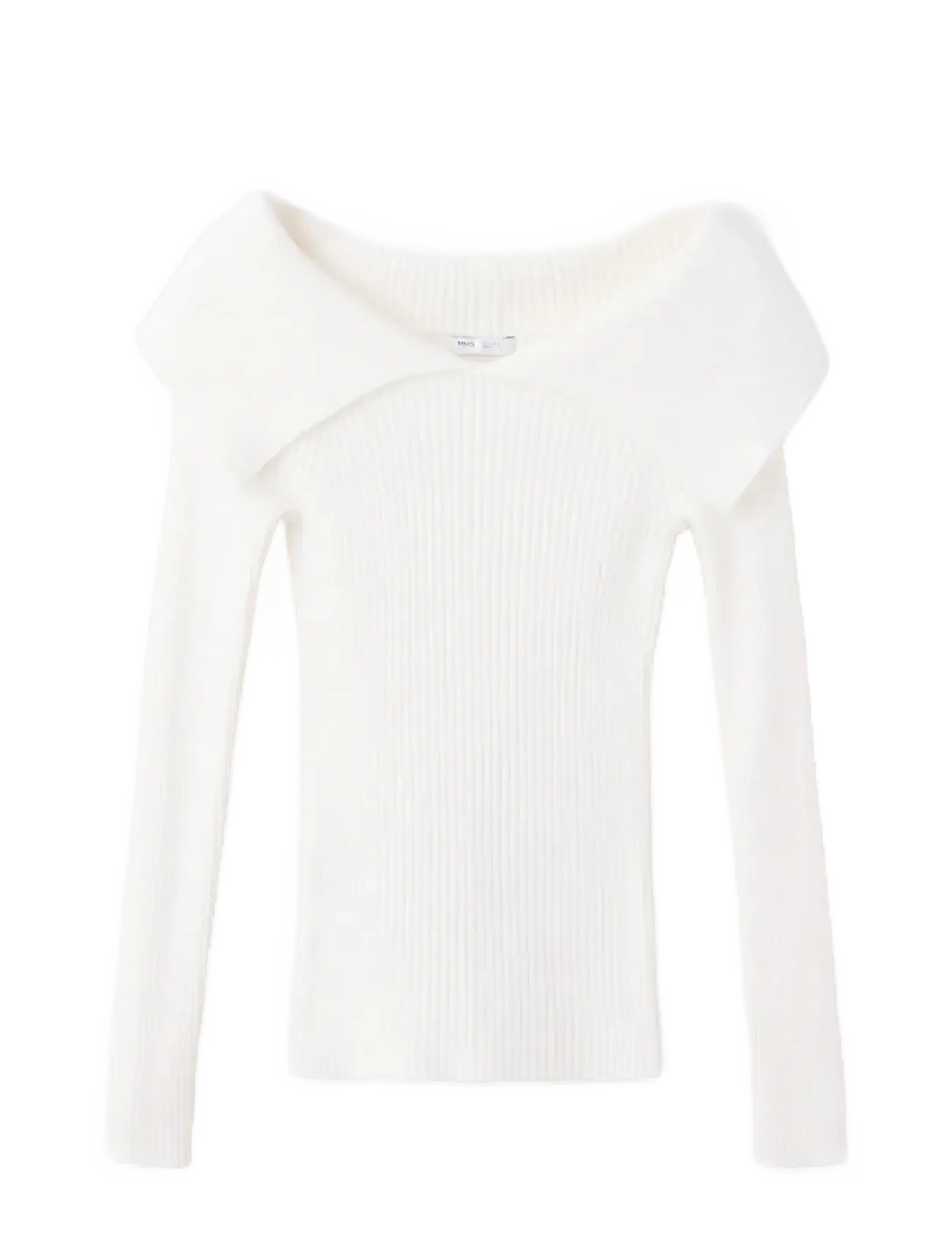 Mango - Off shoulder sweater - trøjer - natural white - 1