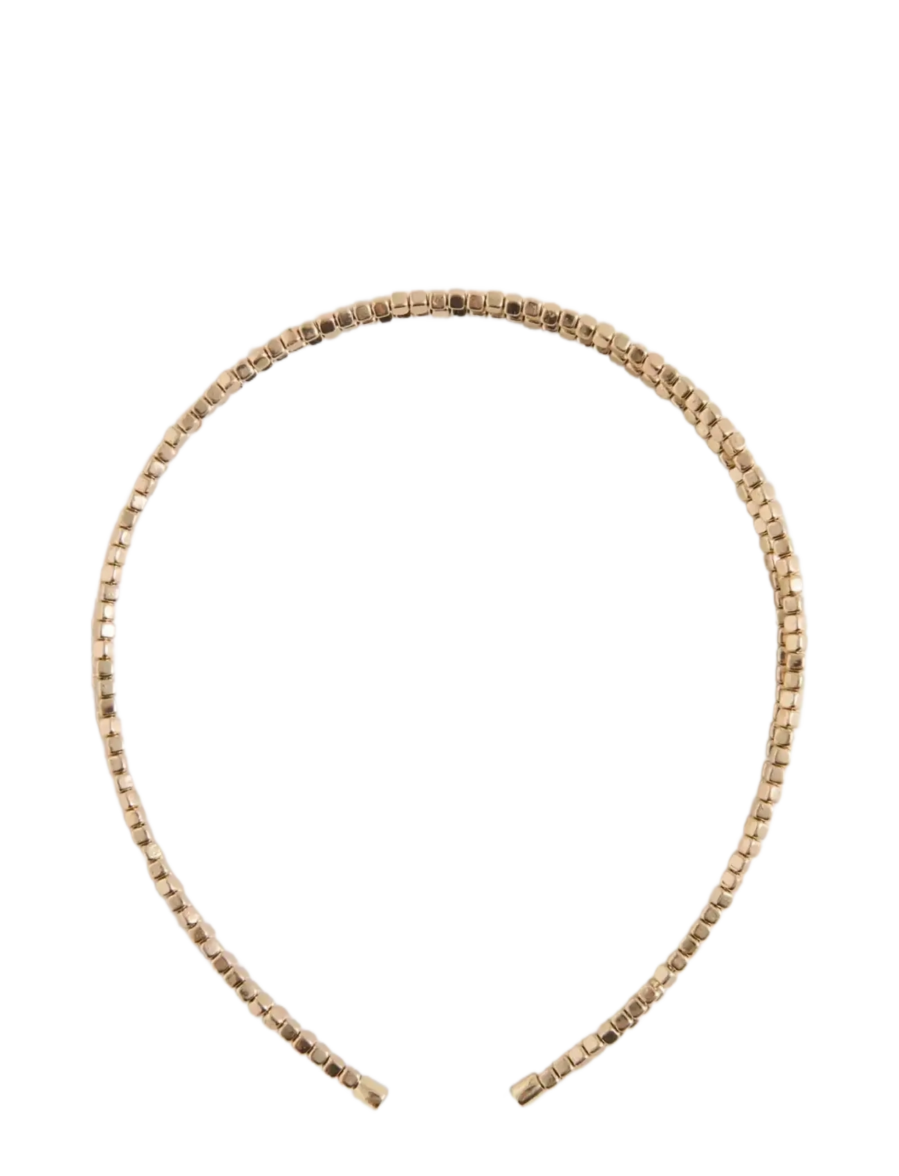 Mango Double Headband, Børn, Dobbelt Perlebesat Hårbøjle, Guld, Str: ONE SIZE