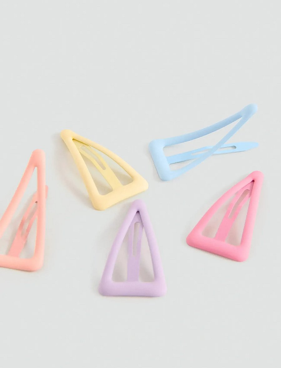 Mango - Pack of 5 hair clips - haarnadeln - pink - 1