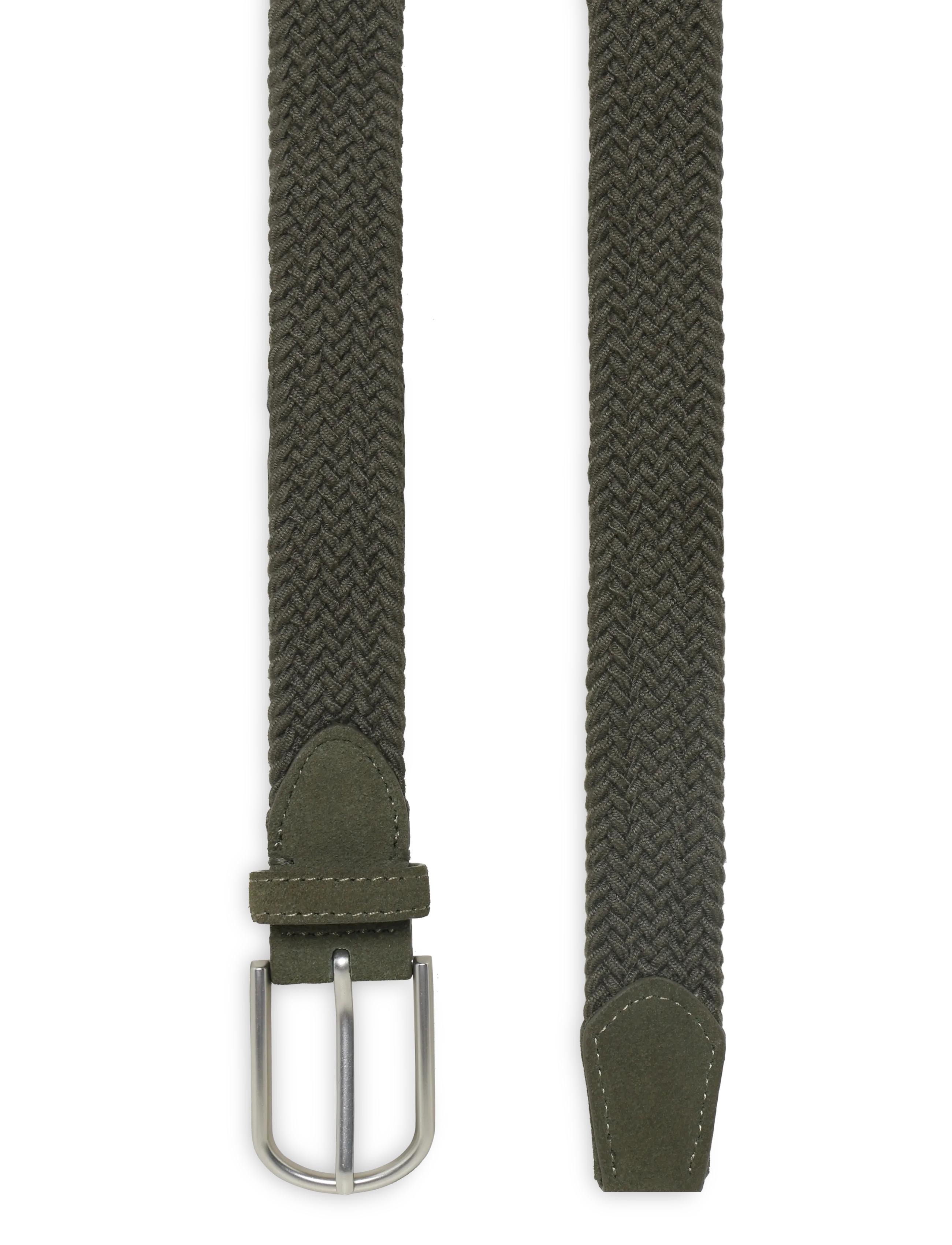 Mango - Braided elastic belt - flätade skärp - beige - khaki - 1
