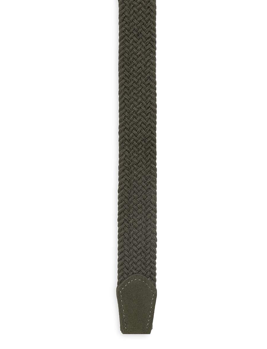 Mango - Braided elastic belt - flätade skärp - beige - khaki - 2