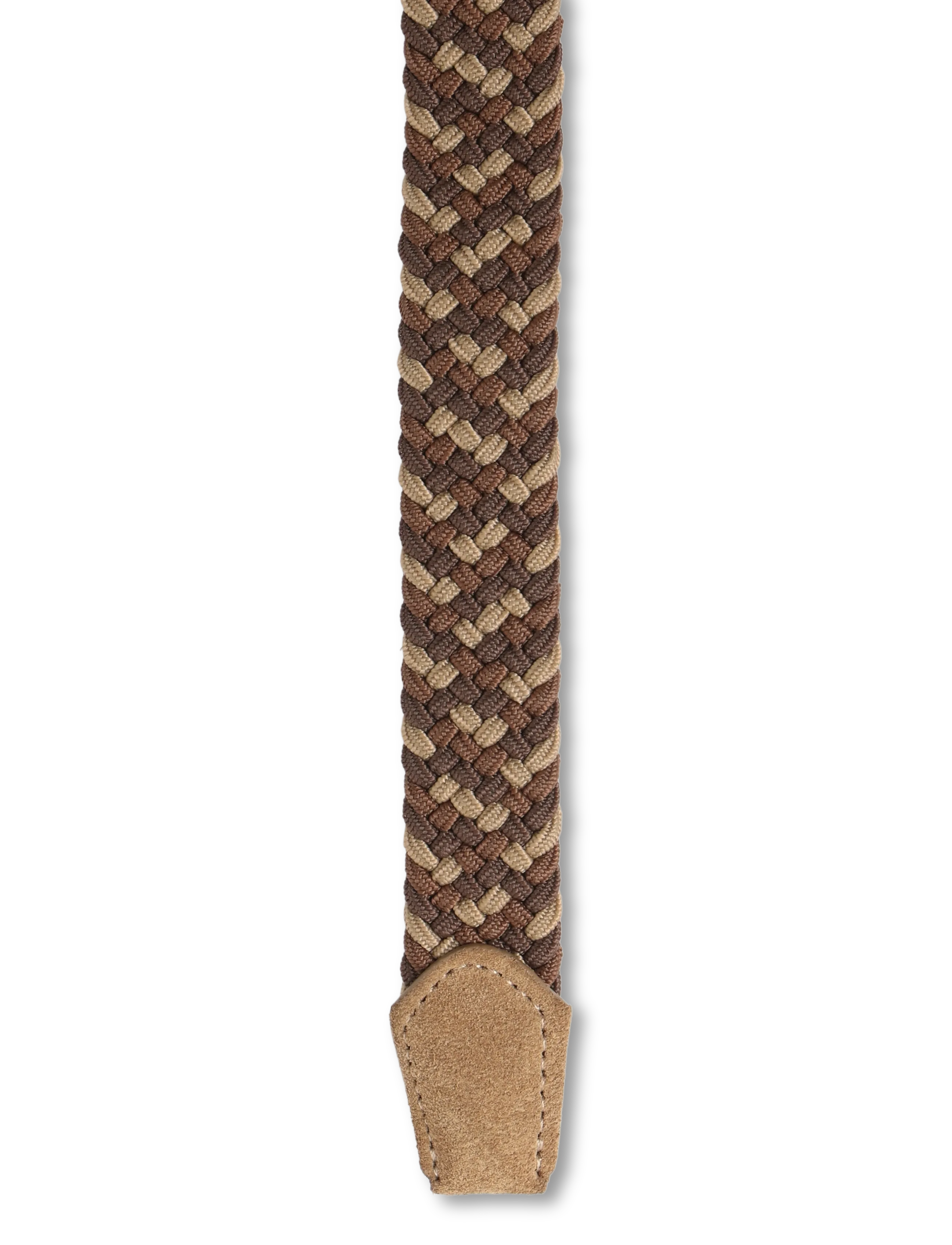 Mango - Braided elastic coloured belt - flätade skärp - medium brown - 2