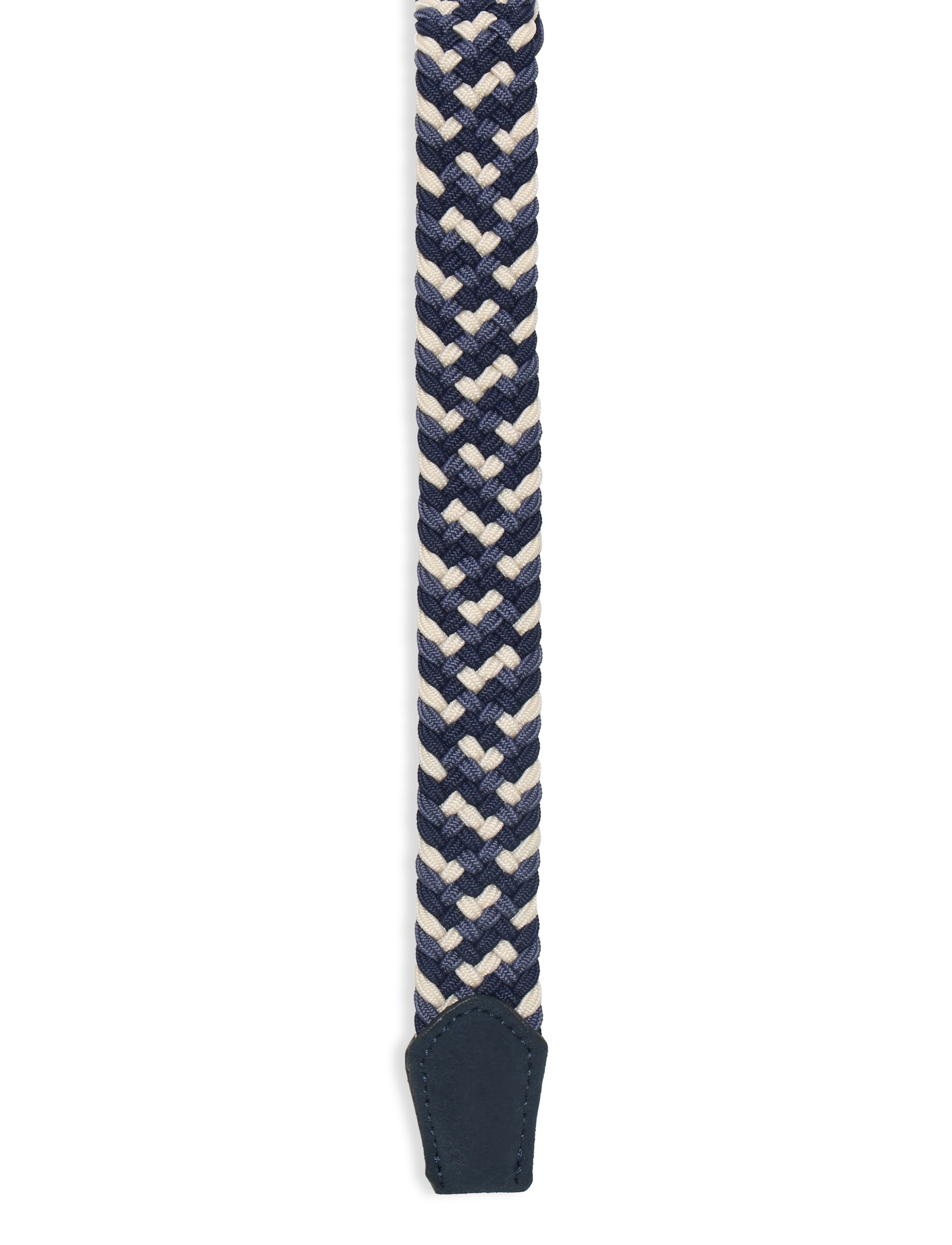 Mango - Braided elastic coloured belt - flätade skärp - navy - 2