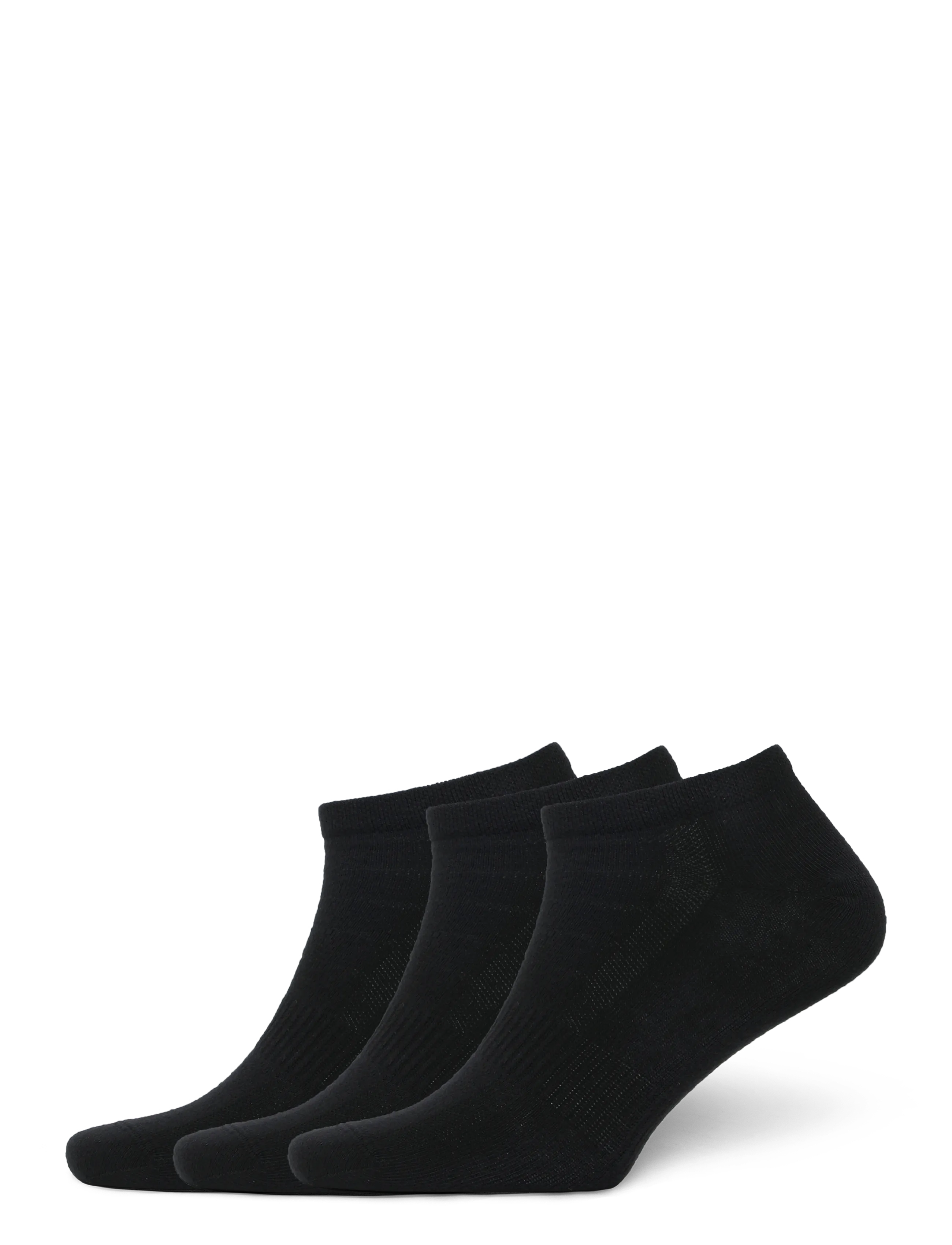 Mango Pack Of 3 Cotton Socks, 43-45, Schwarz - Ankle Männerswear