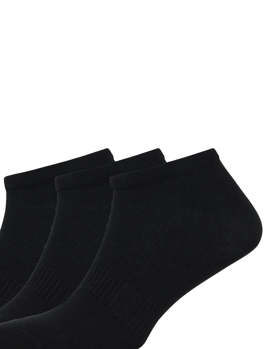 Mango - Pack of 3 cotton socks - multipack strumpor - black - 2