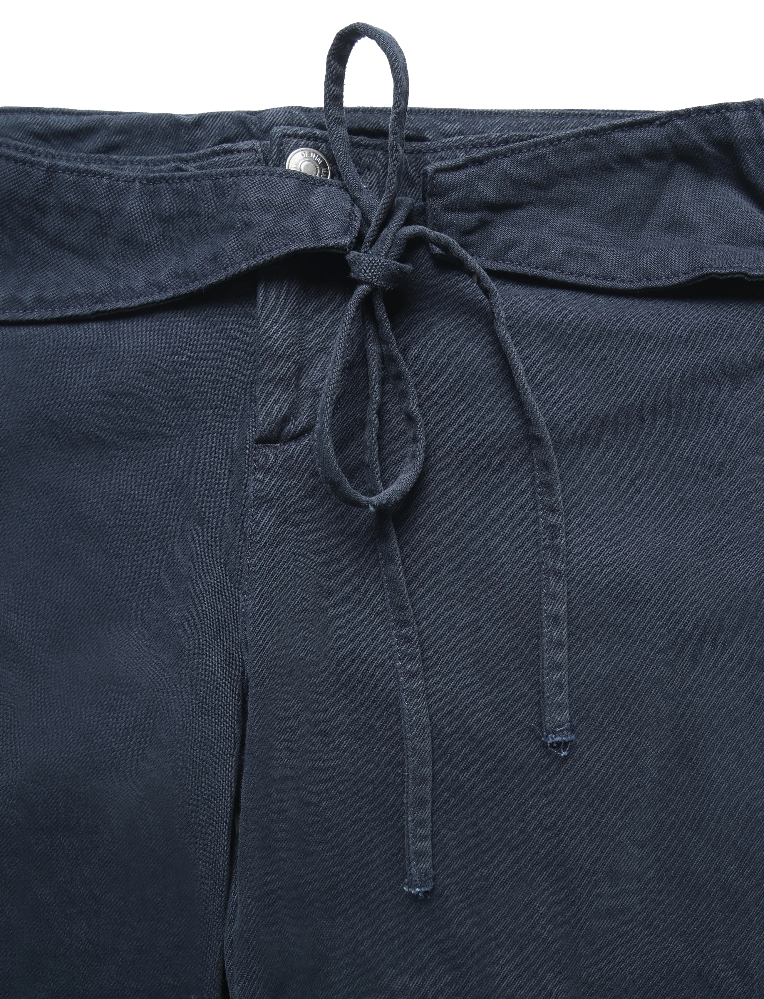 Mango - Low-rise tie jeans - vardagsstil - charcoal - 4