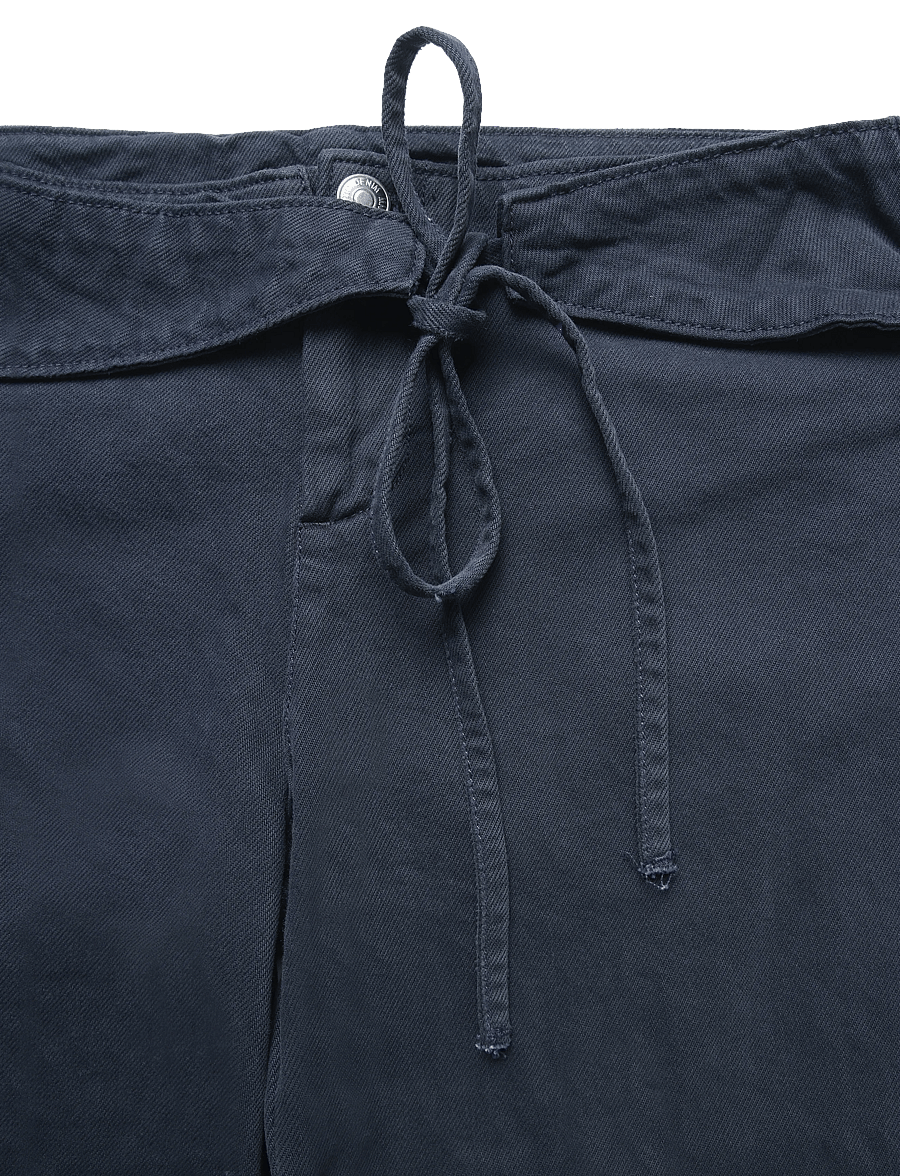 Mango - Low-rise tie jeans - vardagsstil - charcoal - 4