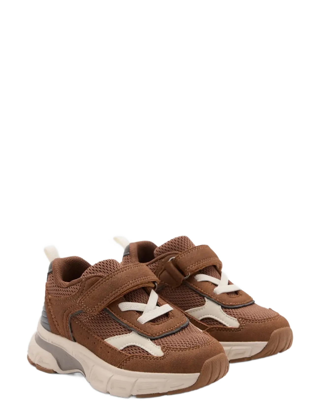 Mango - Two-tone sports top - lave sneakers - dark brown - 1