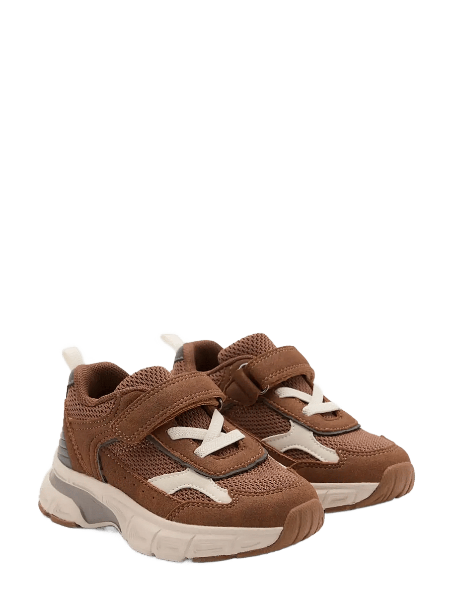 Mango - Two-tone sports top - lave sneakers - dark brown - 1