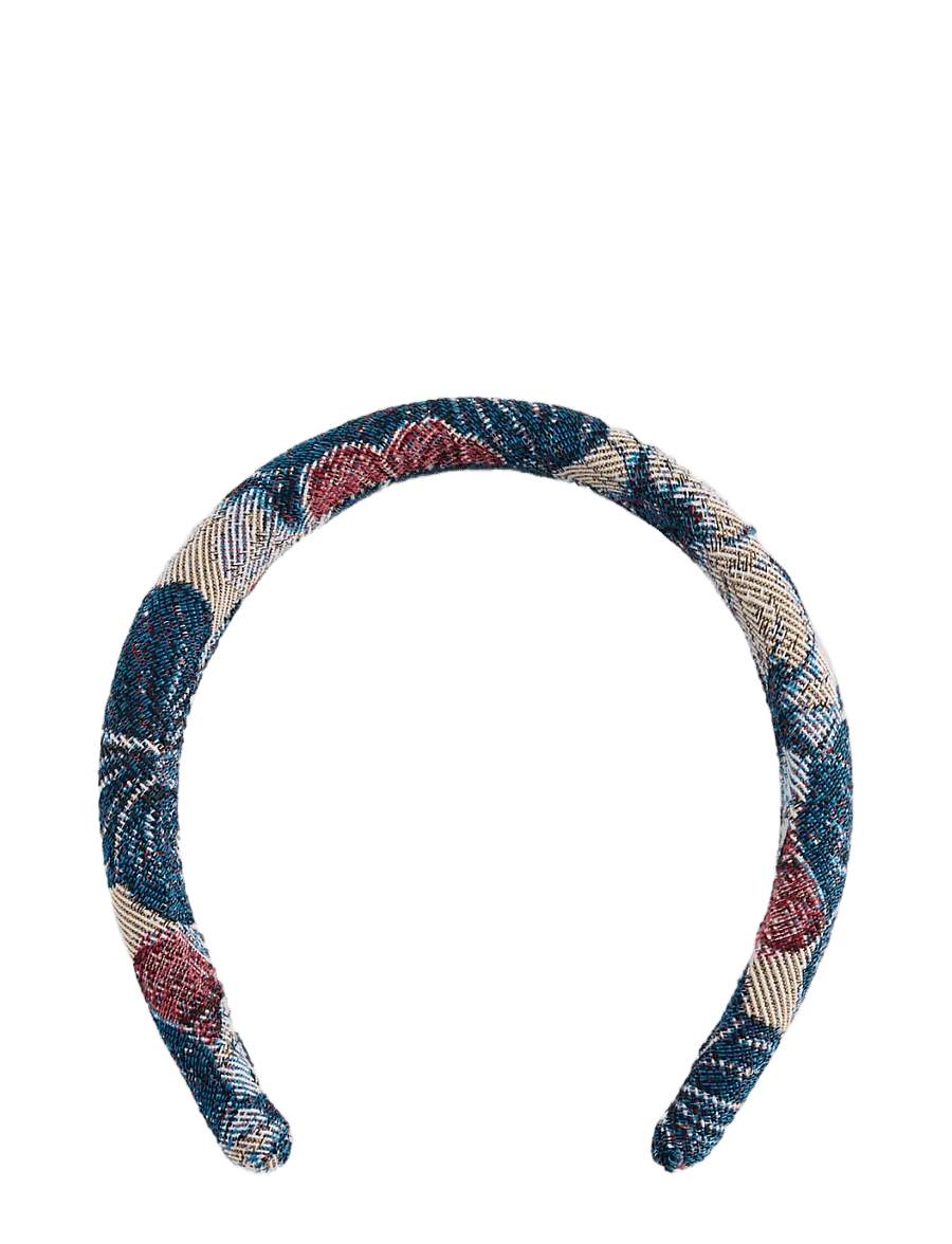 Mango - Printed flowers headband - pannband - medium blue - 0