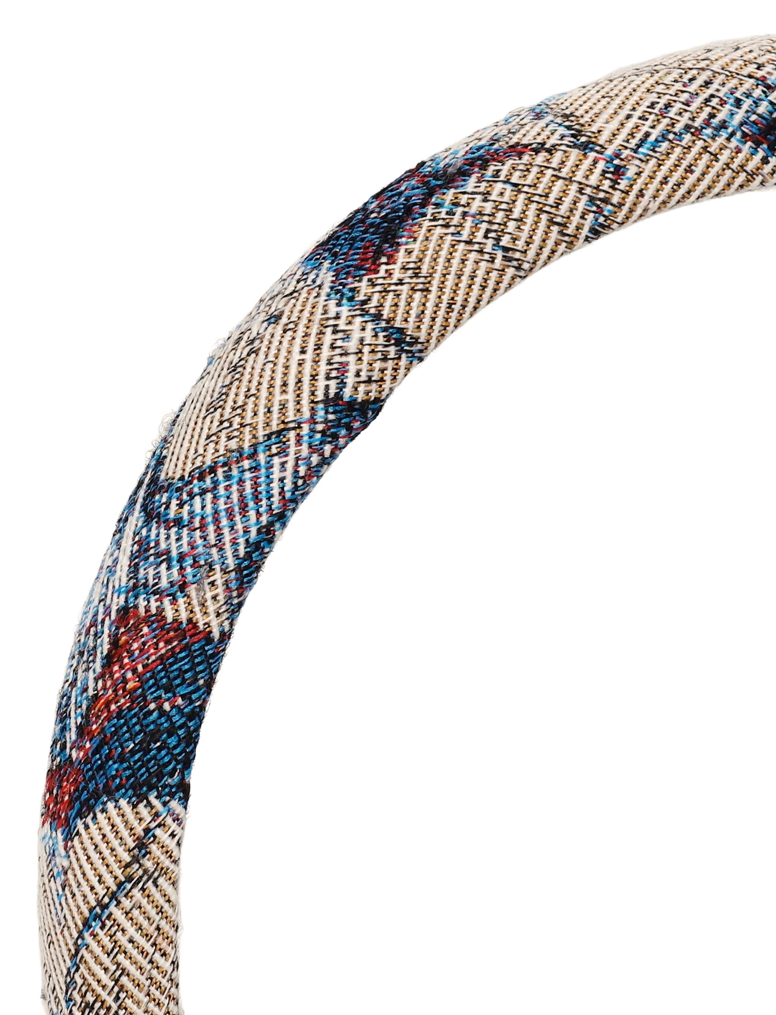 Mango - Printed flowers headband - pannband - medium blue - 1