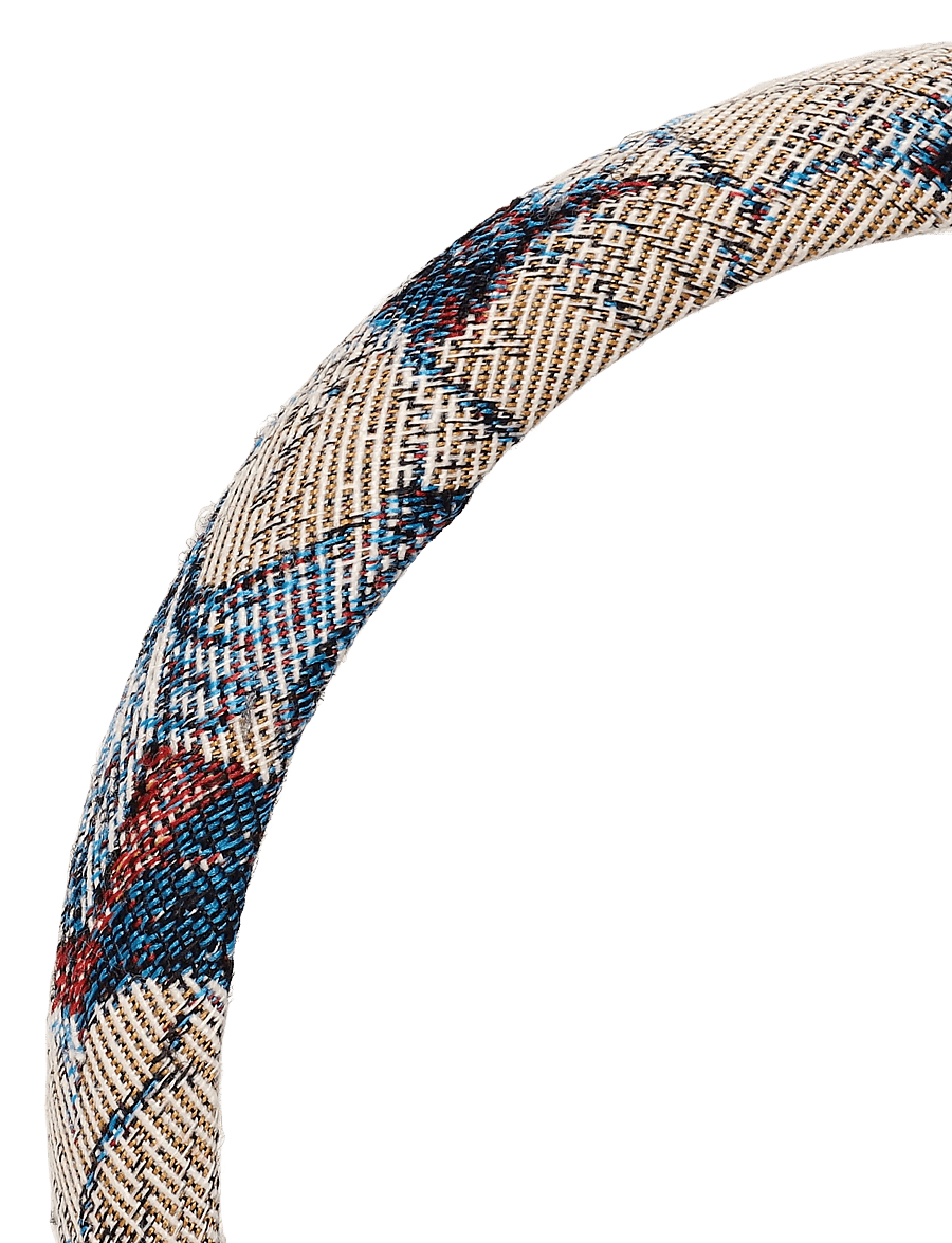 Mango - Printed flowers headband - pannband - medium blue - 1
