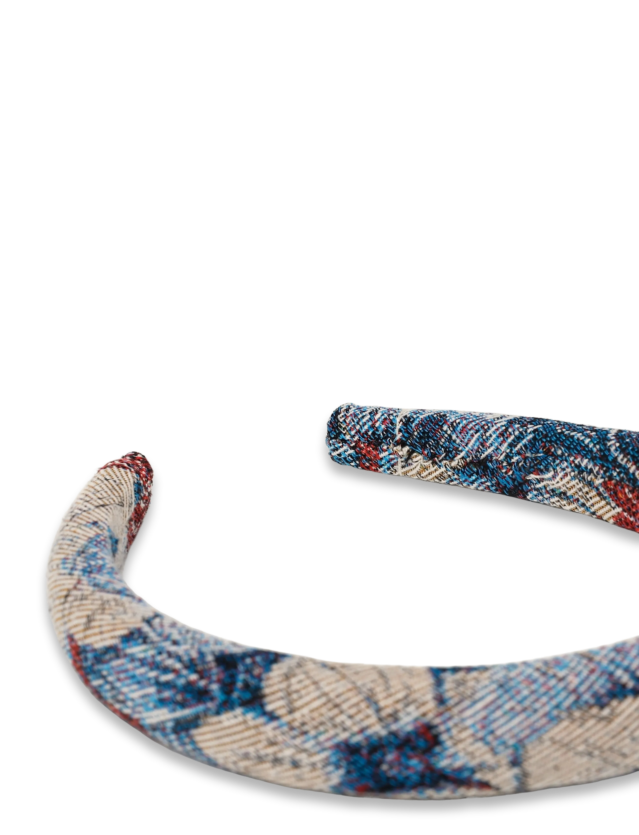 Mango - Printed flowers headband - pannband - medium blue - 2