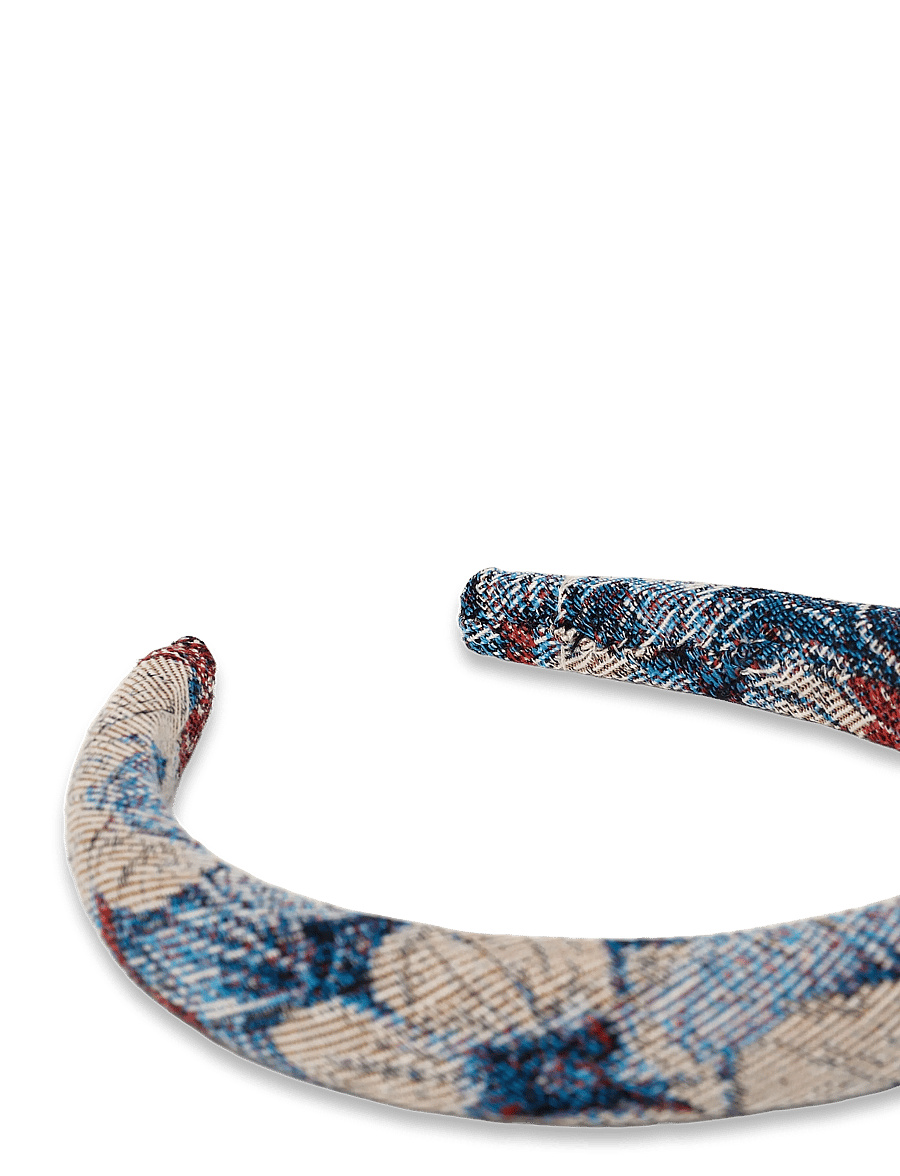 Mango - Printed flowers headband - pannband - medium blue - 2