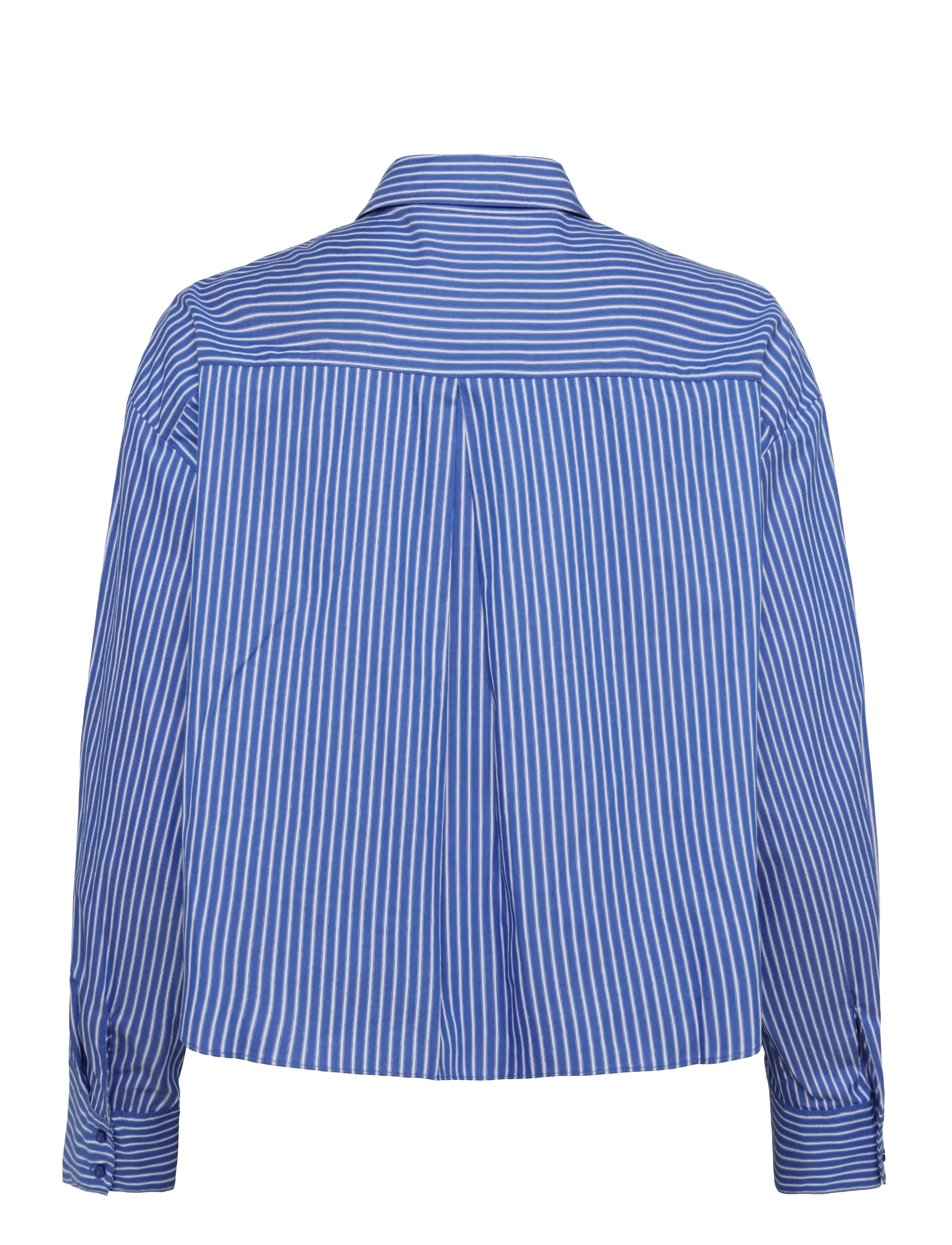 Mango - Pocket striped shirt - langærmede skjorter - medium blue - 2