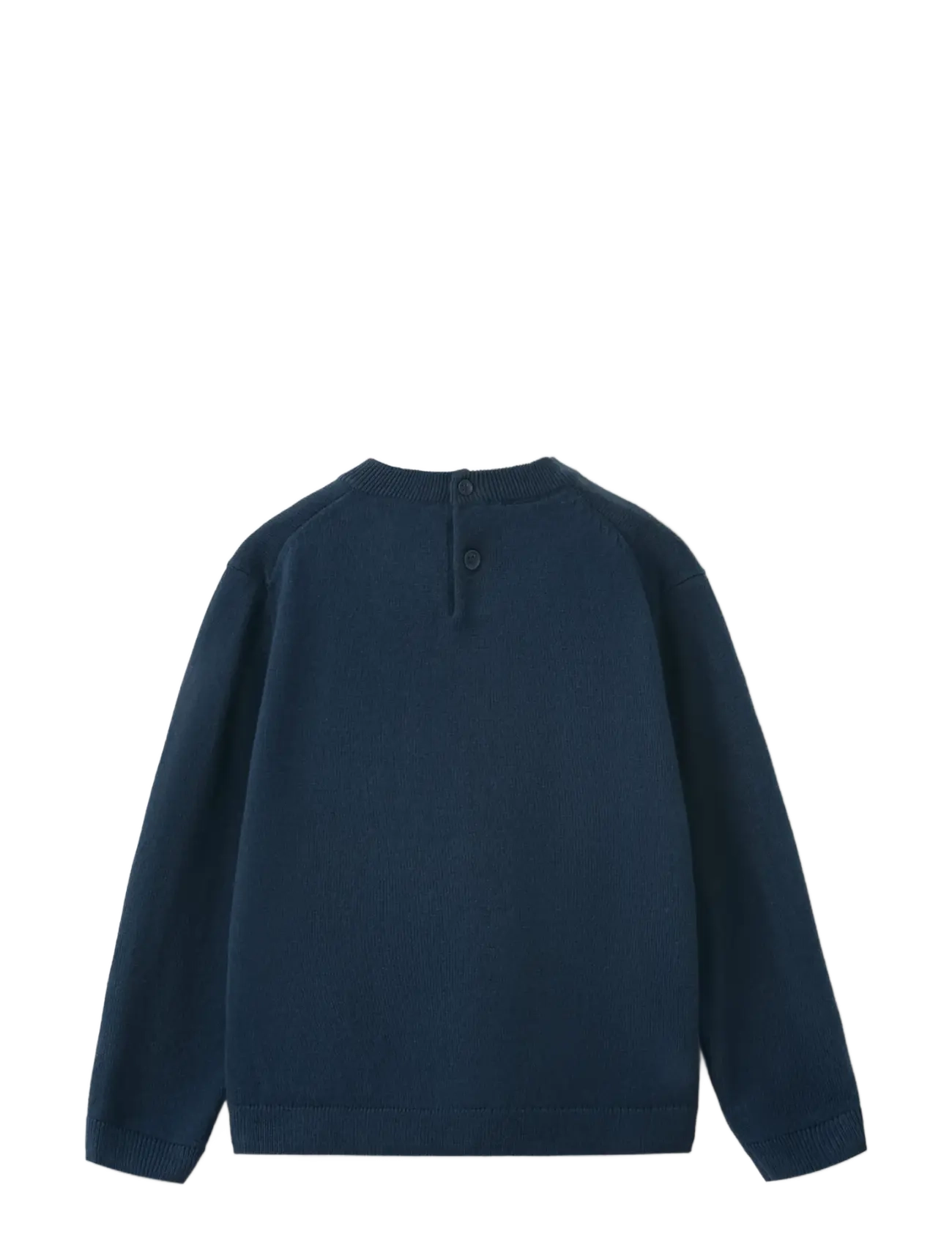 Mango - Medium-knit cotton sweater - stickade tröjor - navy - 1