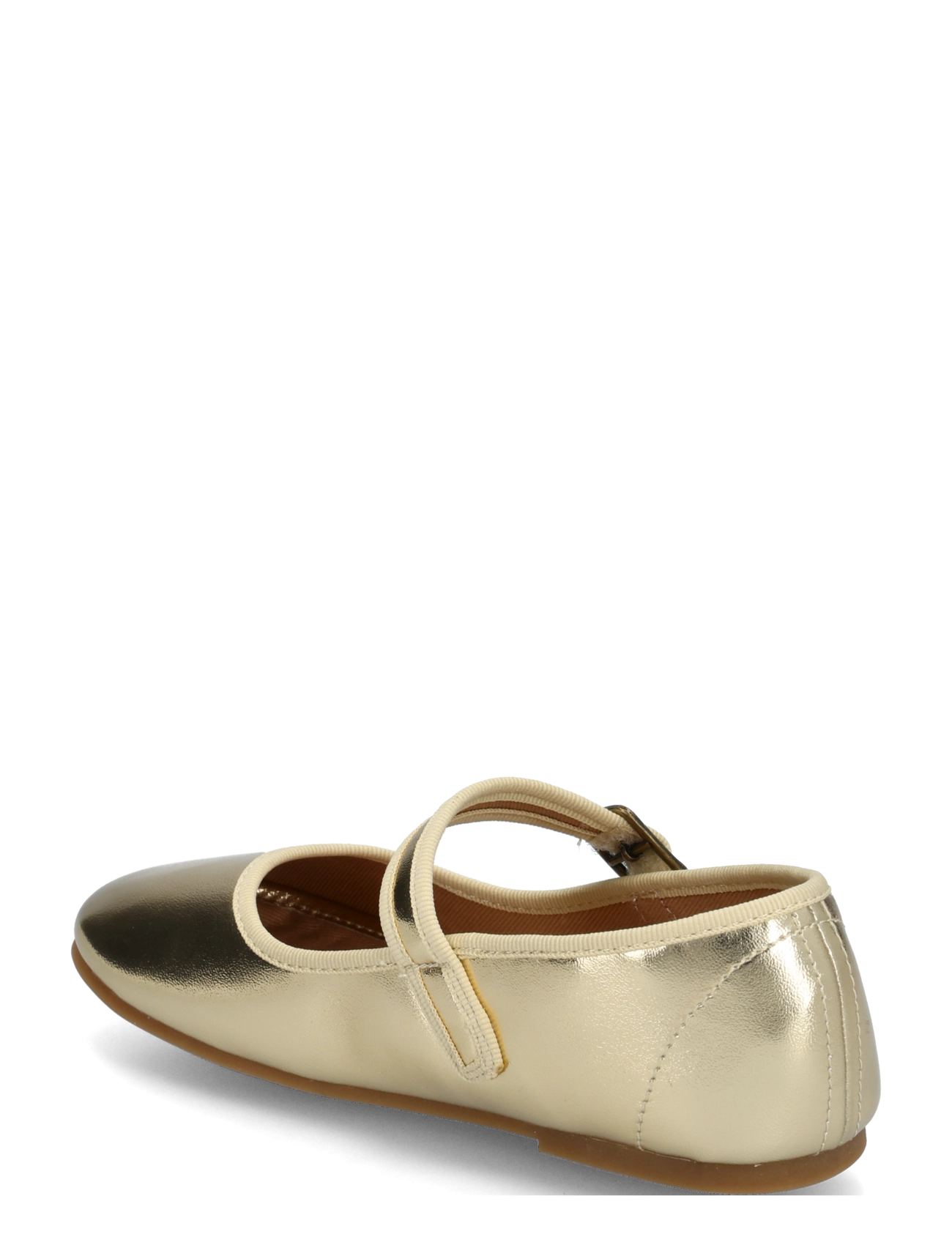 Mango - Metallic ballerina with buckle - ballerinaskor & slip-ons - gold - 1