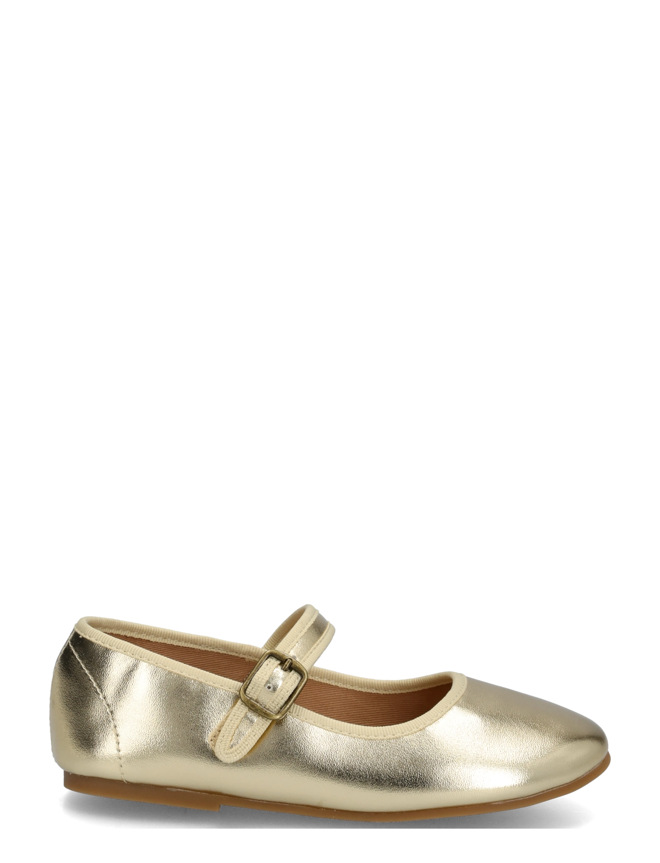 Mango - Metallic ballerina with buckle - ballerinaskor & slip-ons - gold - 2