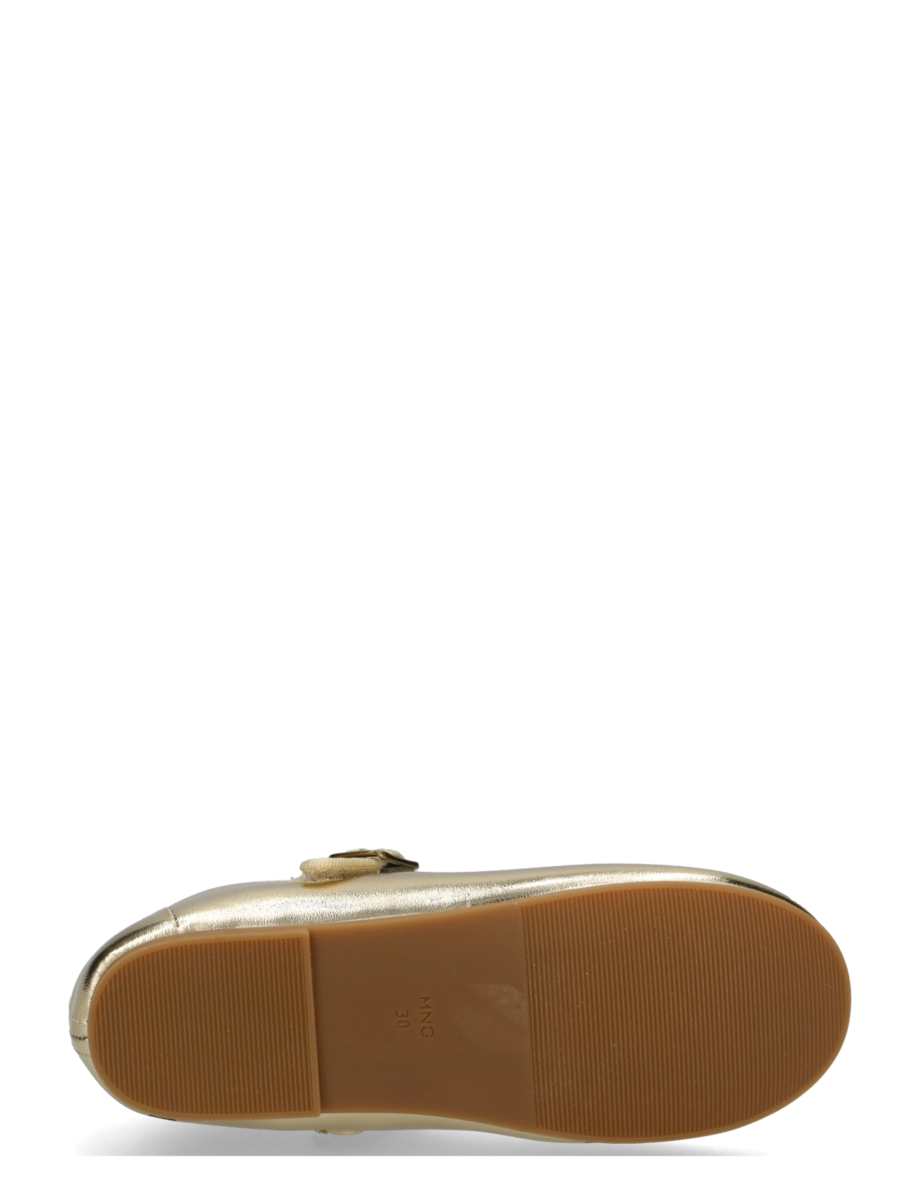 Mango - Metallic ballerina with buckle - ballerinaskor & slip-ons - gold - 4