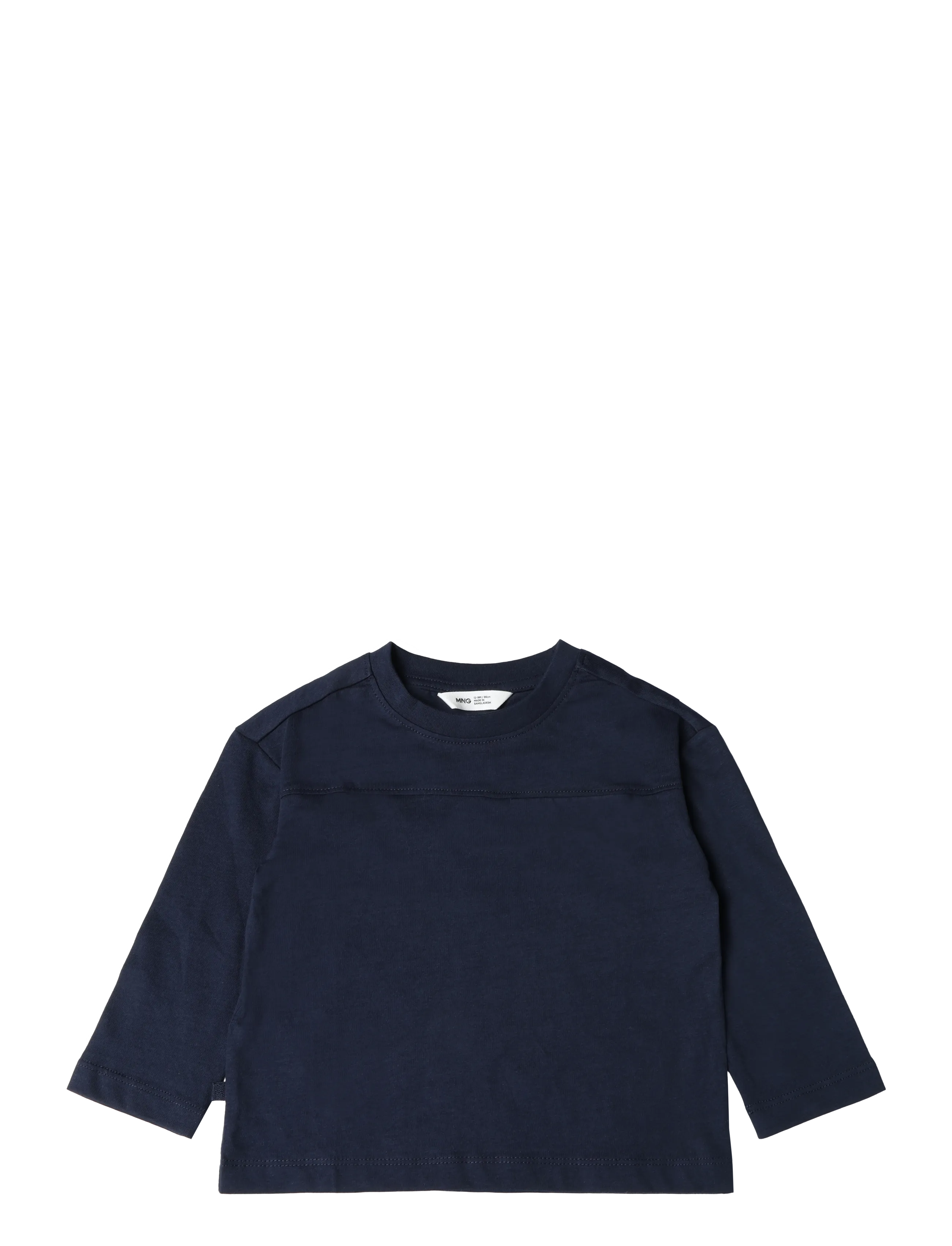 Mango Pocket cotton T-shirt - Toppe og t-shirts - NAVY / navy