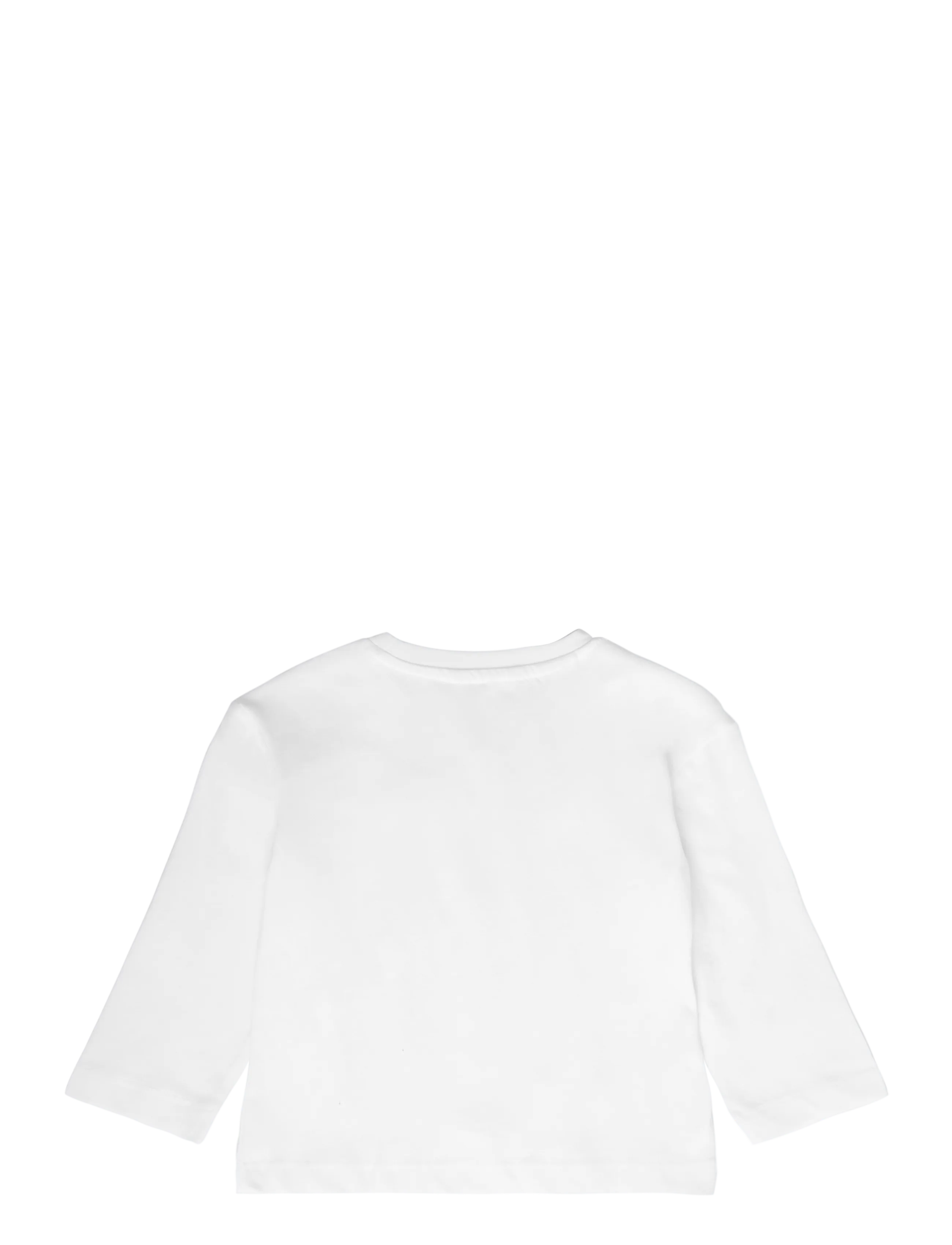 Mango - Pocket cotton T-shirt - långärmade t-shirts - white - 1