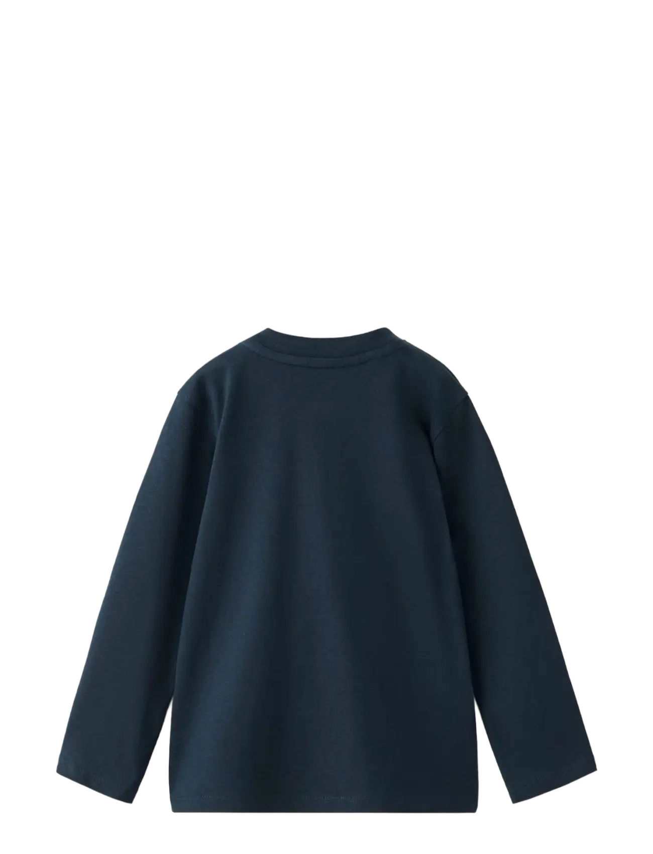 Mango - Buttoned cotton T-shirt - langærmede t-shirts - navy - 1