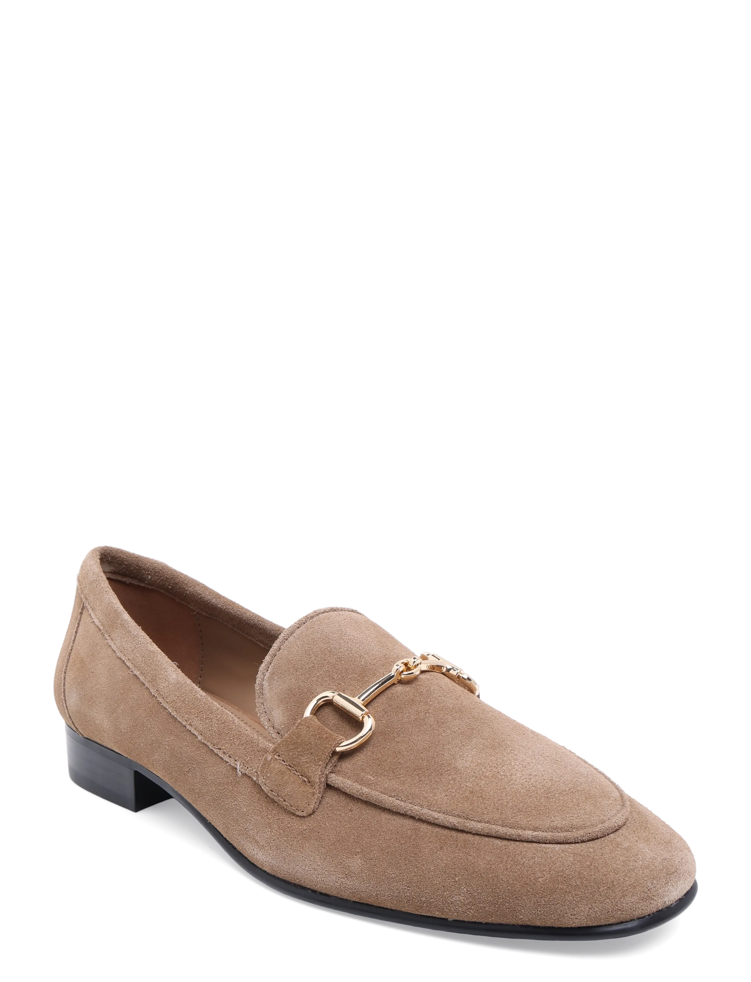 Mango Suede Moccasins With Buckle - Beige - 36