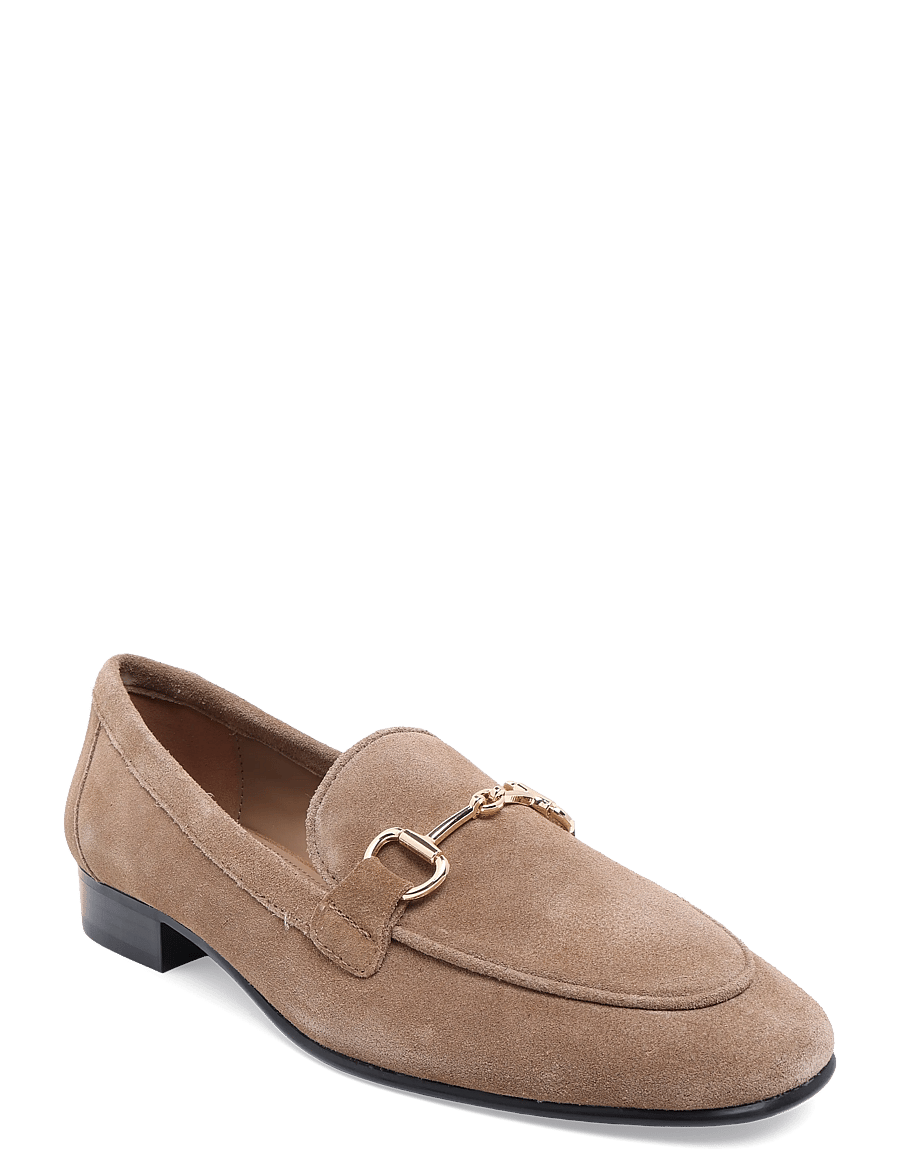 Mango - Suede moccasins with buckle - loafers - lt pastel brown - 0