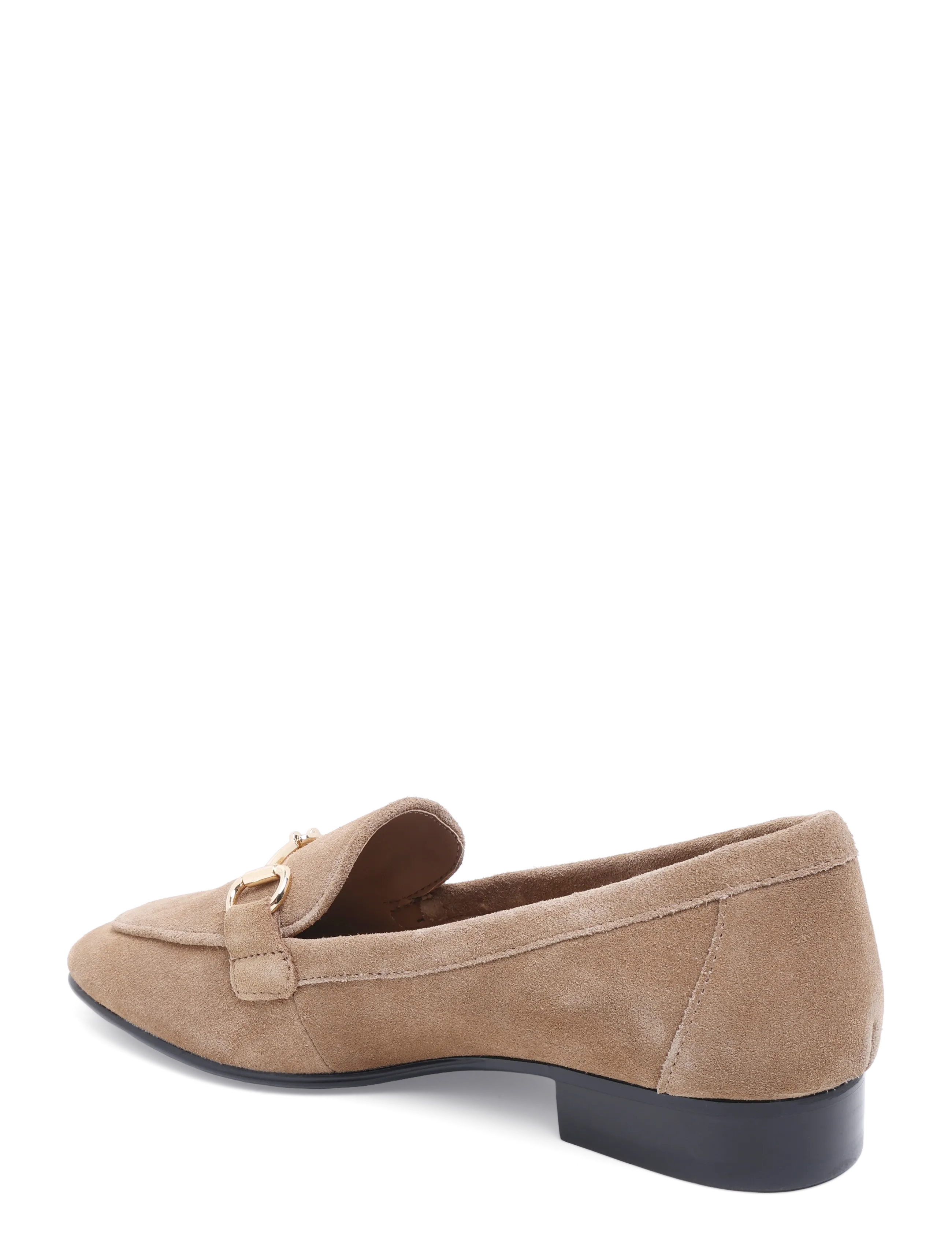 Mango Suede Moccasins With Buckle - Beige - 36 2