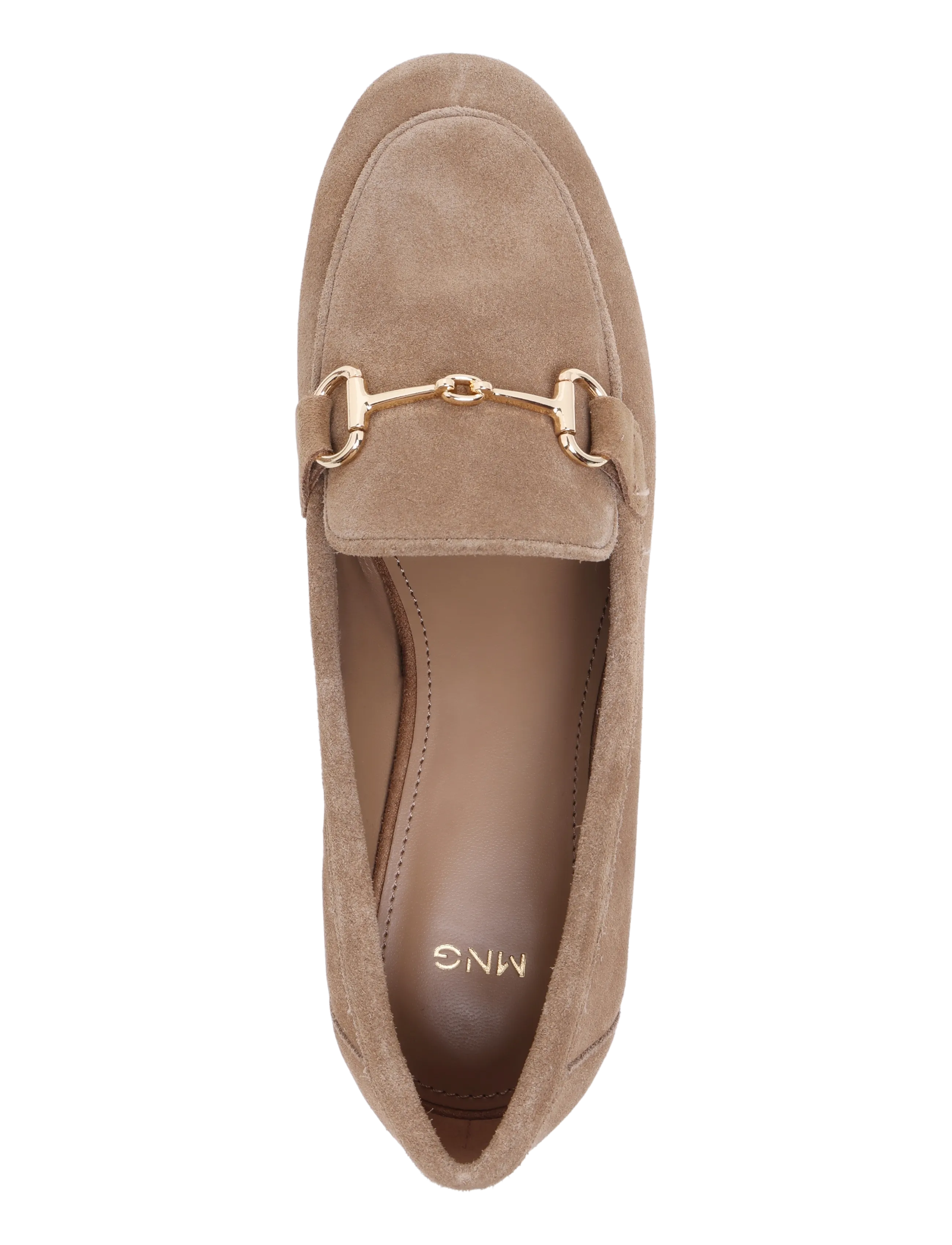 Mango - Suede moccasins with buckle - lt pastel brown - 2