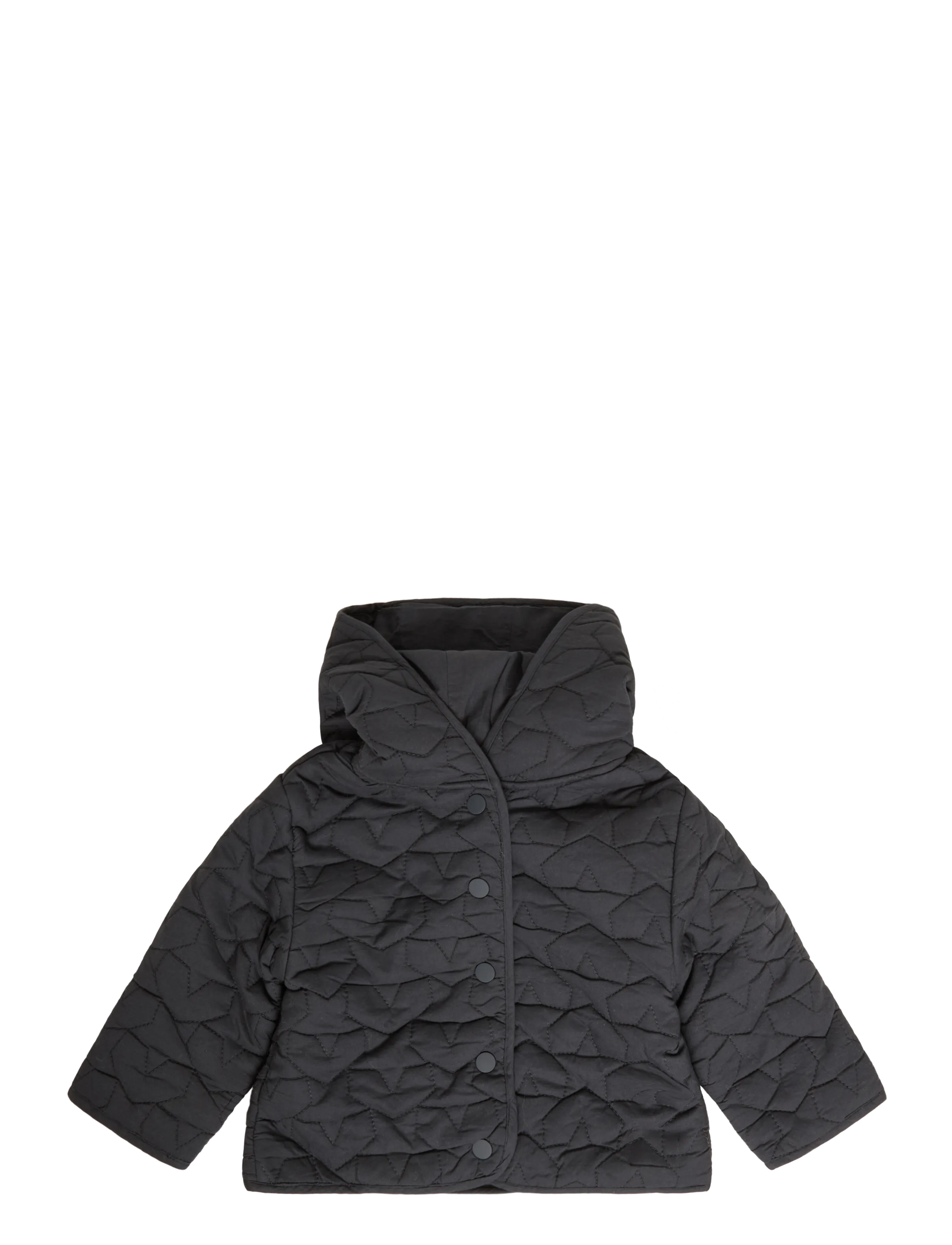 Mango Quilted jacket with star detail - Ytterkläder - NAVY / navy