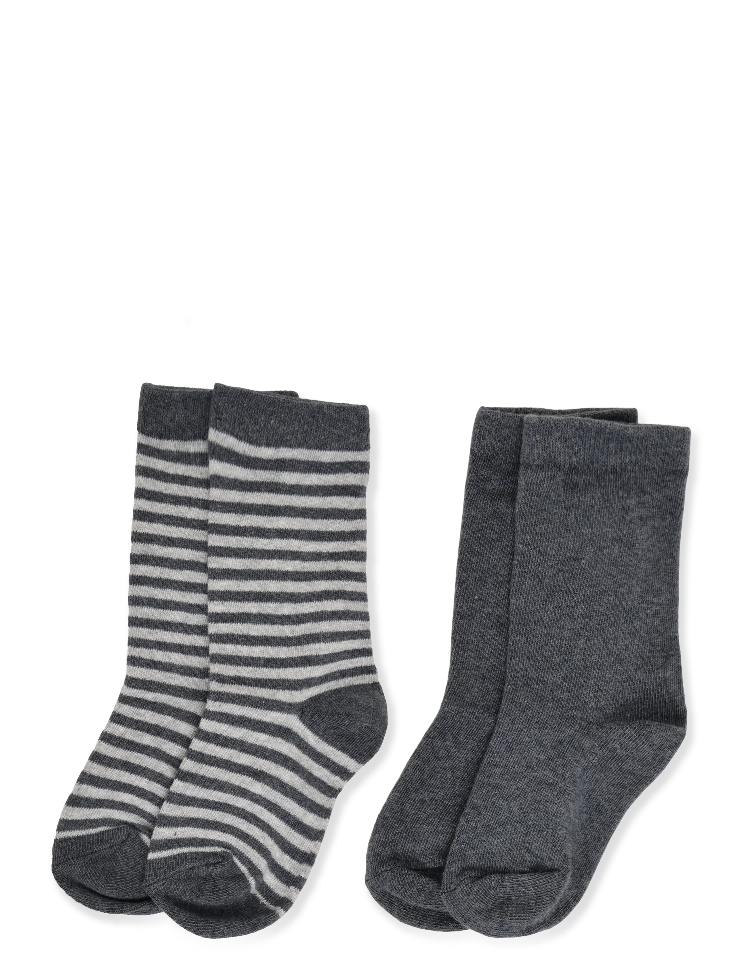 Mango 2 pack ribbed socks - Tøj - DARK BLUE / grey