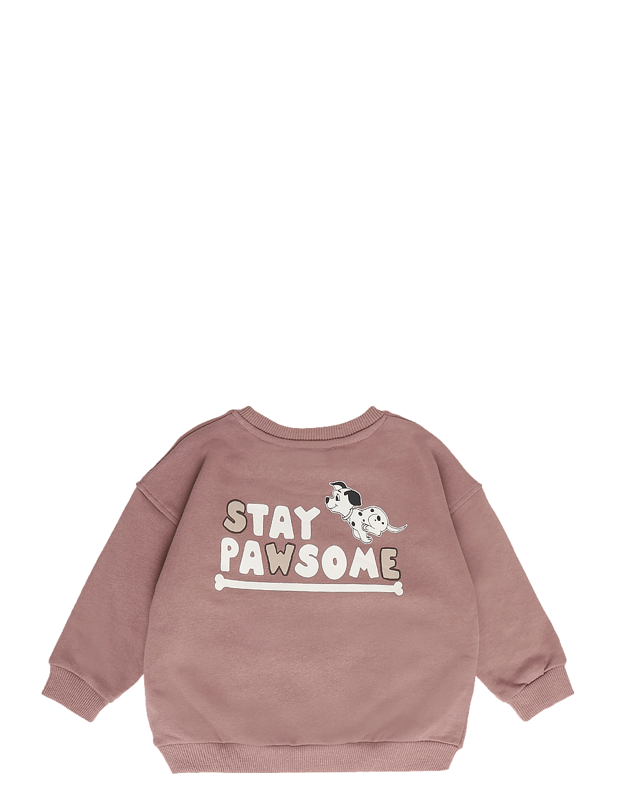 Mango - 101 Dalmatians cotton sweatshirt - sweatshirts - lt-pastel pink - 1