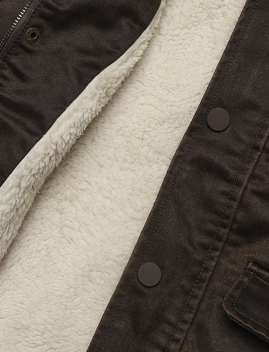 Mango - Waxed jacket - dunjakker - brown - 4