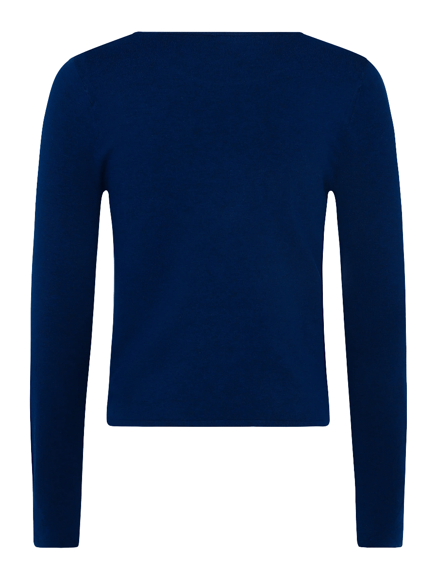 Mango - Fitted boat neck jumper - striktrøjer - bright blue - 2