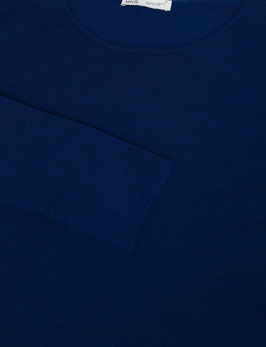 Mango - Fitted boat neck jumper - striktrøjer - bright blue - 5