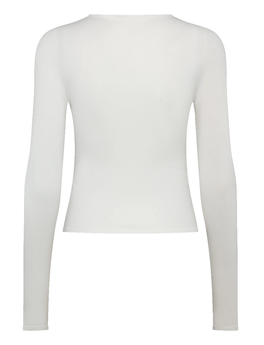 Mango - Fitted boat neck jumper - striktrøjer - light beige - 2
