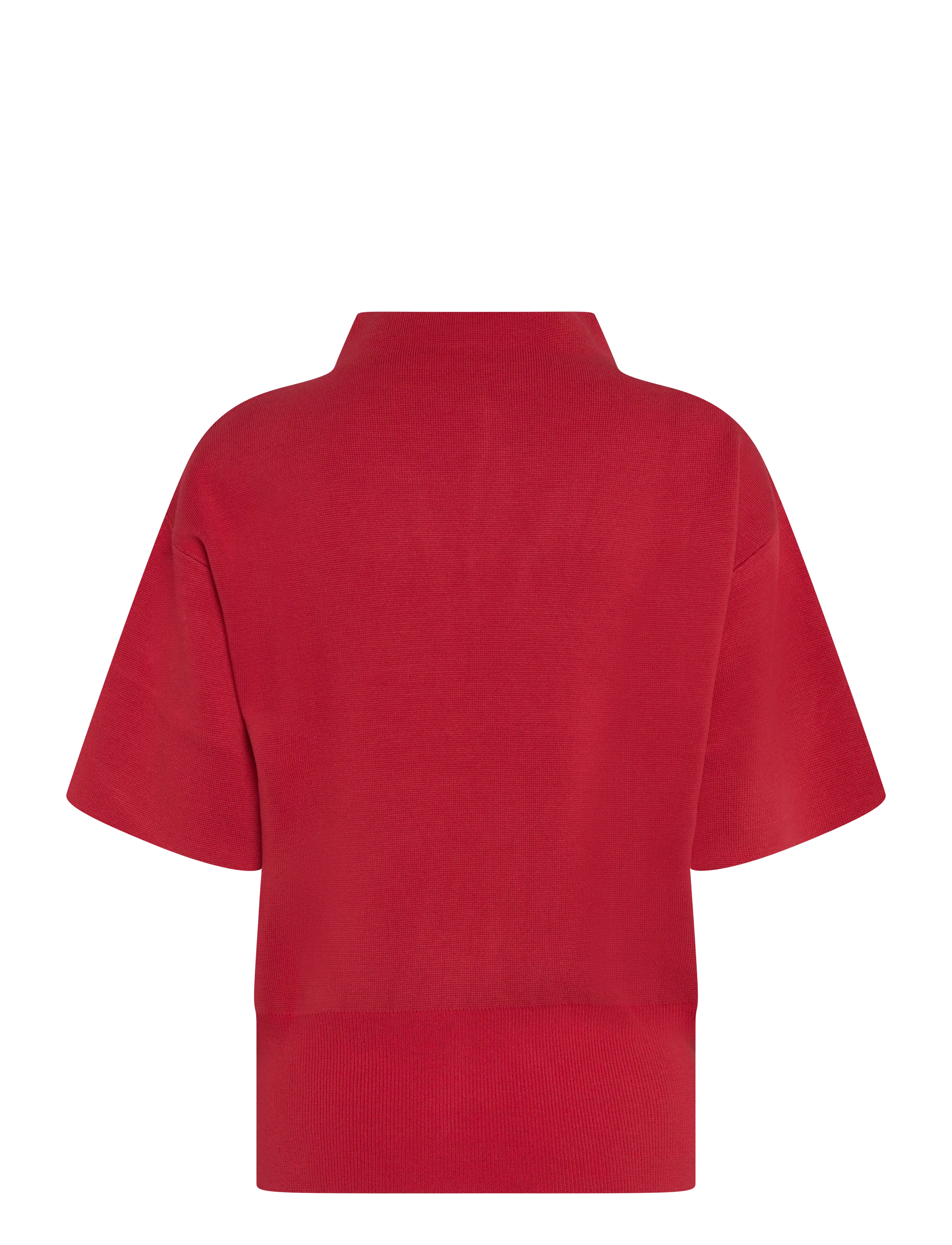 Mango Fine-knit Roll-neck Jumper (Bright Red/Rød) - 449 kr | Boozt.com