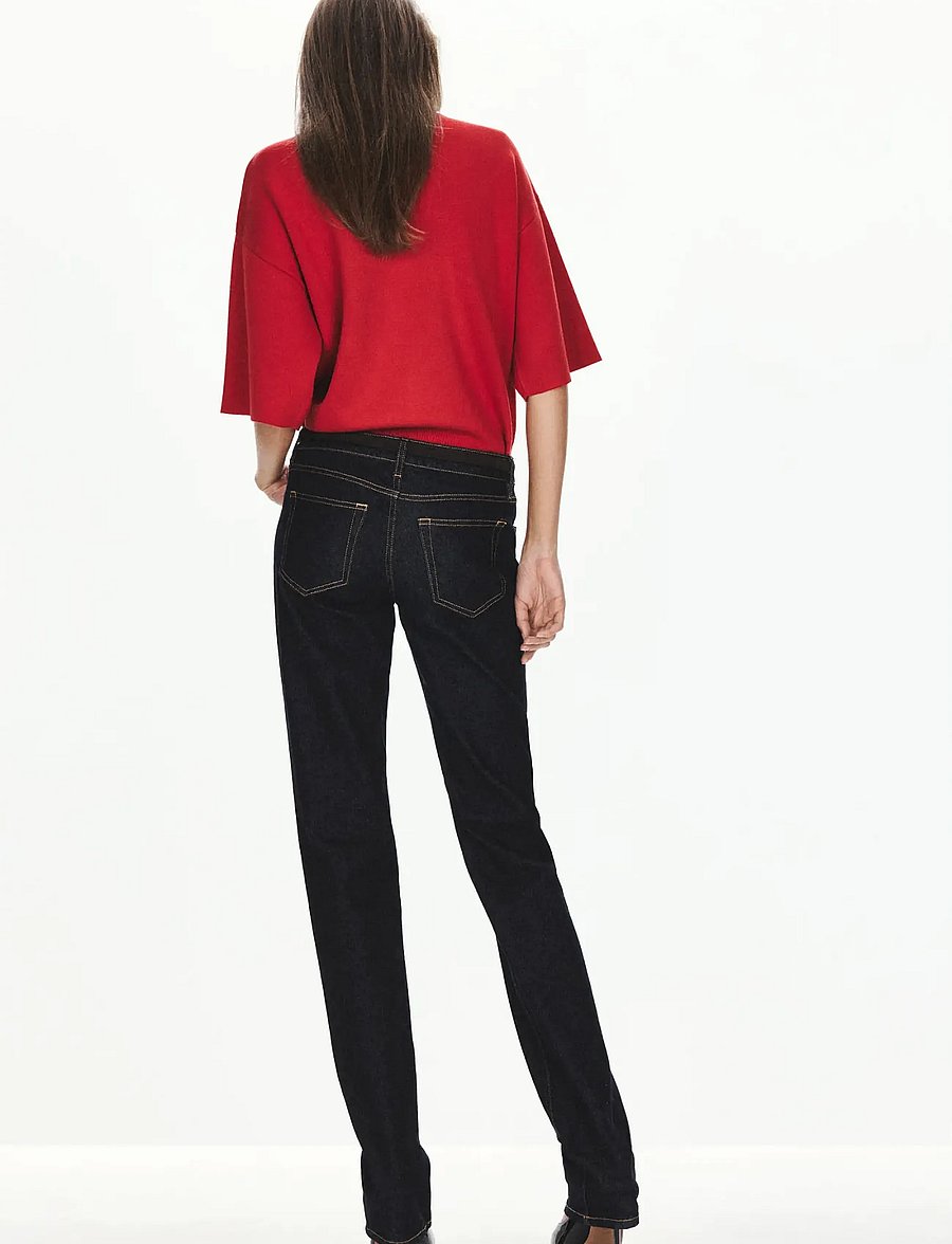 Mango - Fine-knit roll-neck jumper - striktrøjer - bright red - 2
