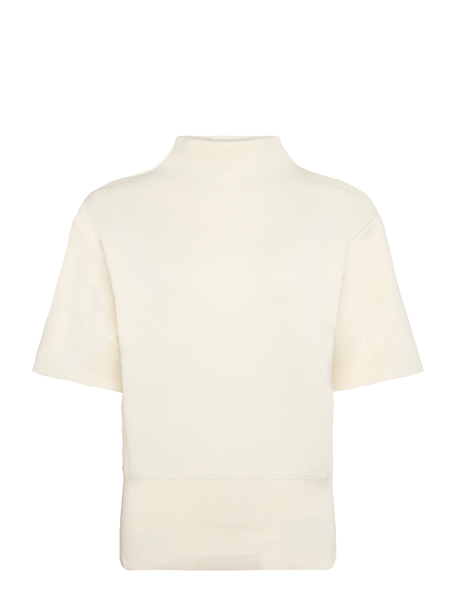 Mango - Fine-knit roll-neck jumper - striktrøjer - light beige - 0