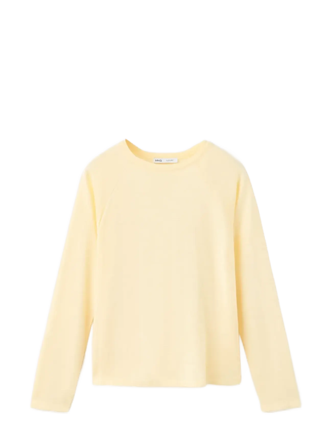 Mango Knitted jumper with tie back detail - Pullover - YELLOW / yellow
