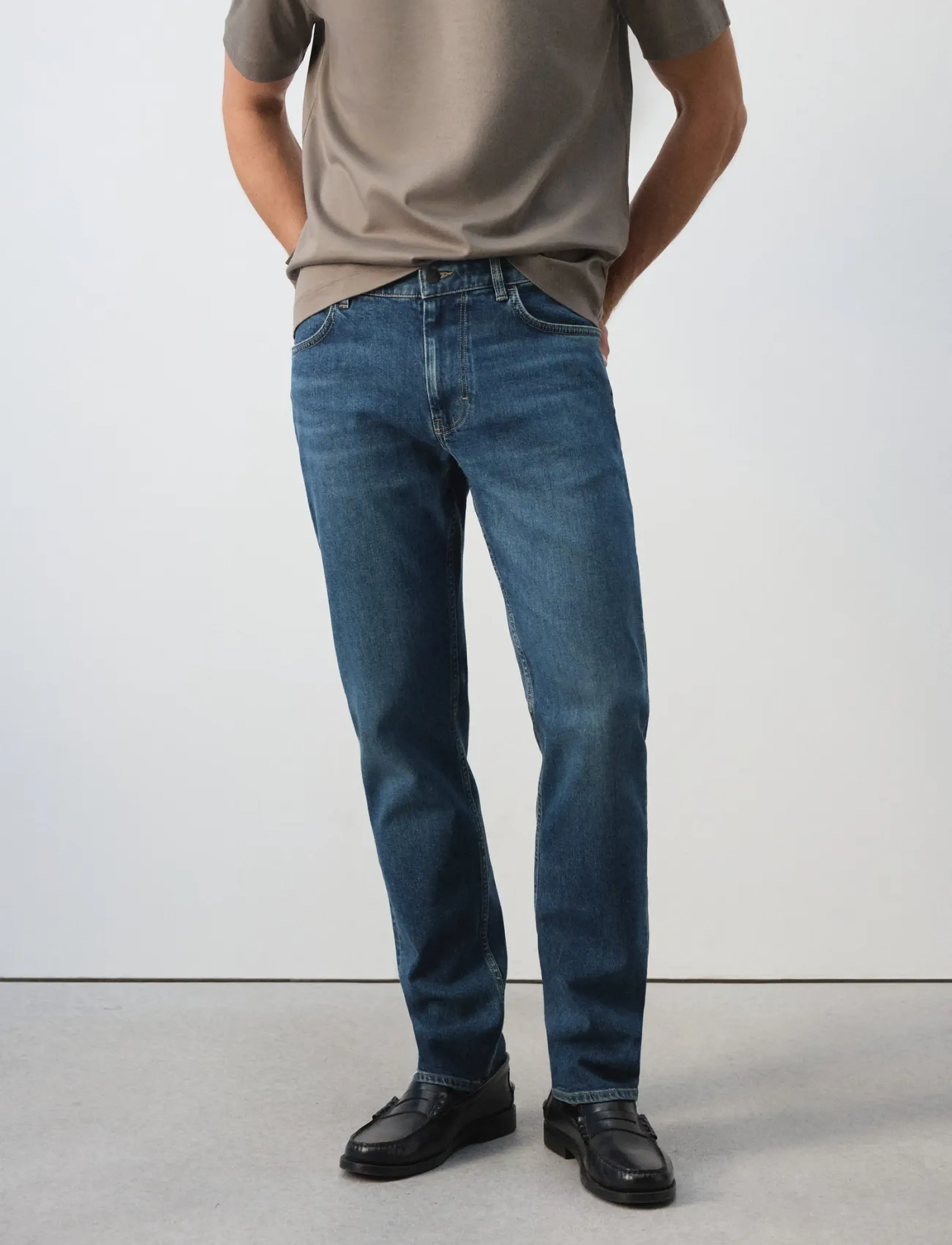 Mango - Slim fit Ultra Soft Touch Patrick jeans - open blue - 0