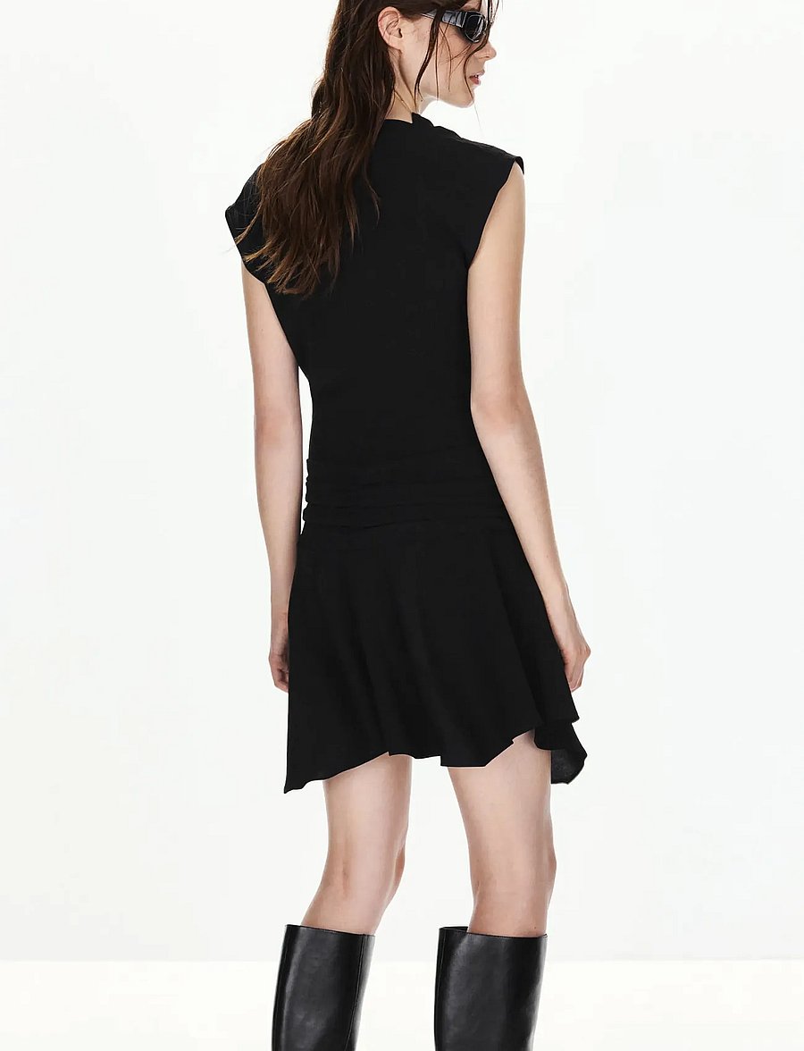 Mango - Ruched bow dress - cocktailkjoler - black - 3