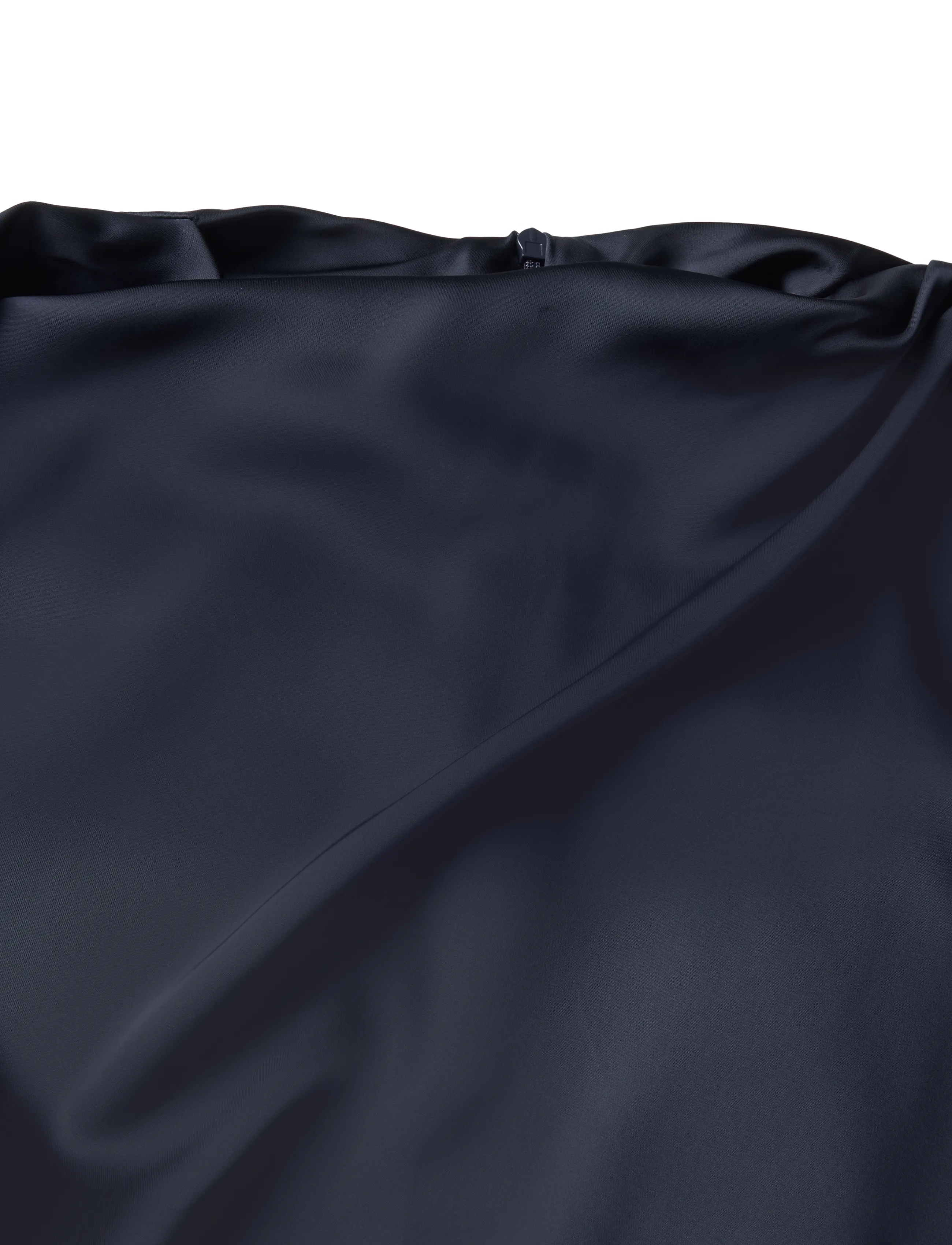 Mango - Satin draped dress - cocktailkjoler - navy - 2