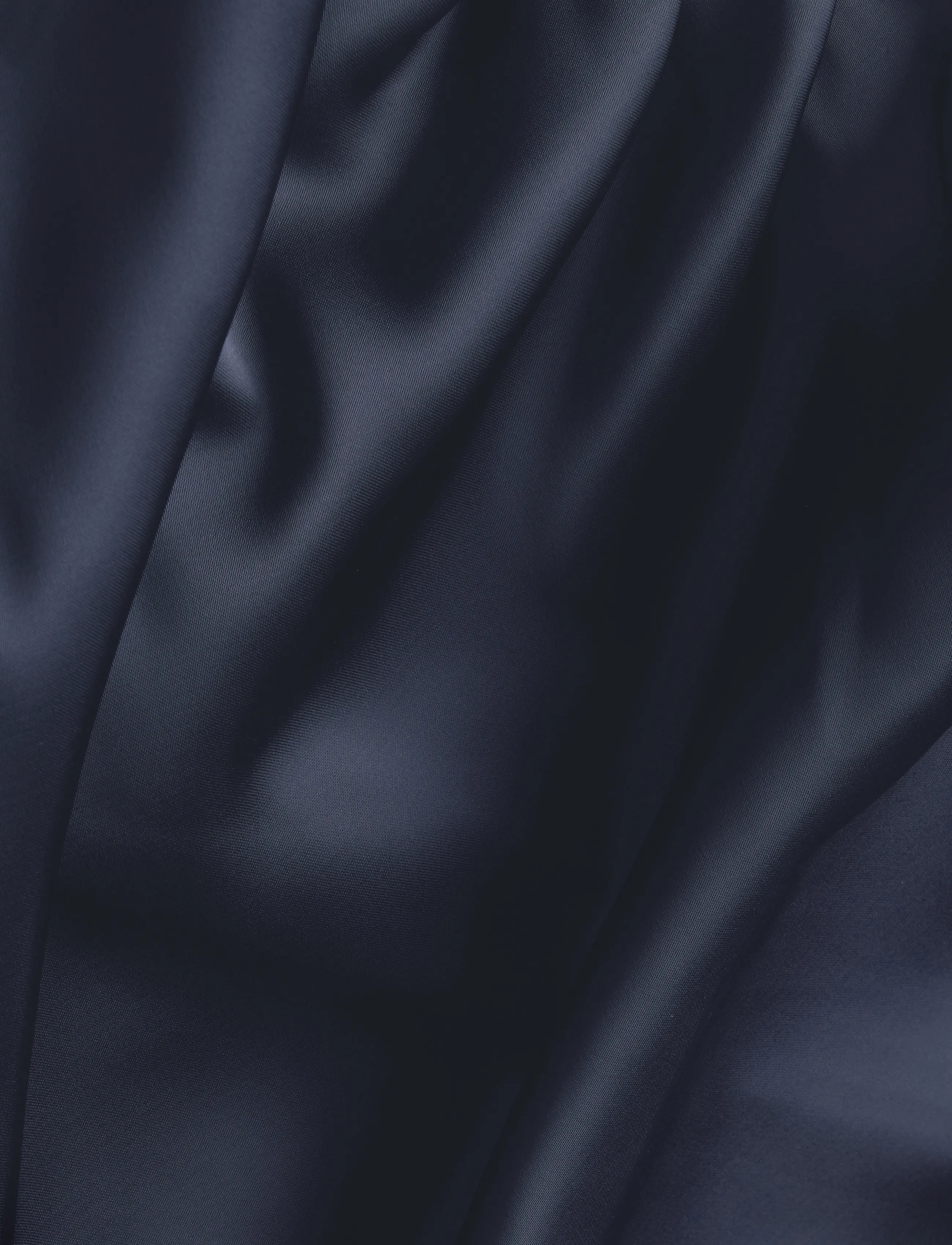 Mango - Satin draped dress - cocktailkjoler - navy - 3