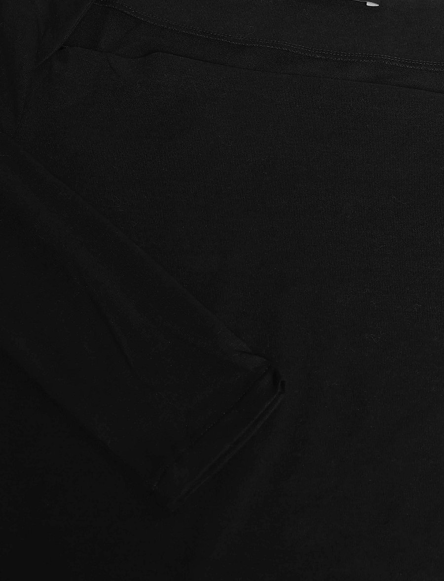 Mango - Boat-neck fitted t-shirt - striktrøjer - black - 4