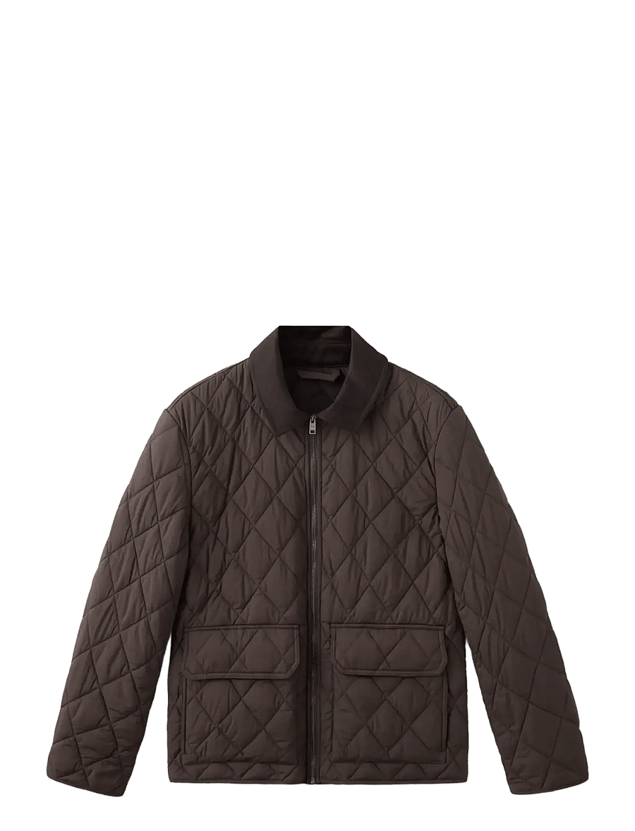 Mango - Quilted water repellent jacket - efterårsjakker - brown - 1